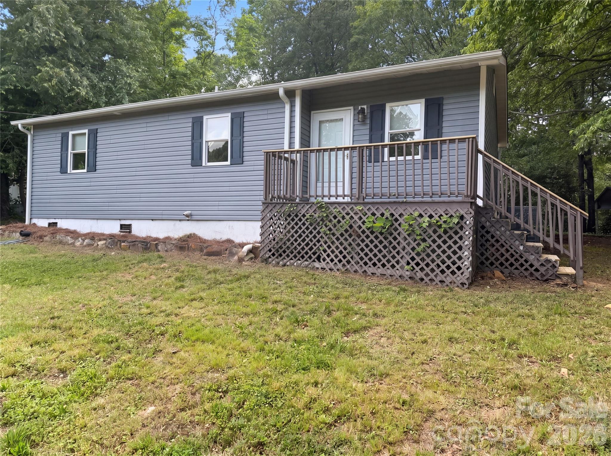 Welcome home to this charming 3 bedroom home in beautiful Troutman! Situated on a large lot with mature landscaping, this property offers the perfect blend of comfort, space, and outdoor enjoyment. Inside, you’ll find spacious rooms and a functional floorplan designed for everyday living and entertaining alike. Step outside to relax or host gatherings on the back deck while enjoying the peaceful backyard setting. Conveniently located near shopping, dining, and Lake Norman amenities, this home is full of potential and ready for its next owner to make it their own!