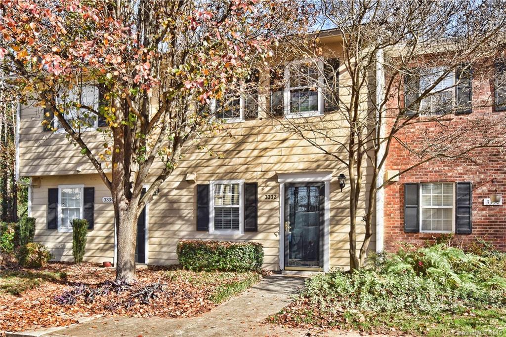 Check out this updated townhome in desirable Heathstead. Walk to all that South Park has to offer. This townhome has been updated with new floors and new paint.  The dishwasher, garbage disposal and hot water heater were replaced in 2013. Gorgeous tiled fireplace beside the French doors with blinds inside leading to private patio and a storage room. New windows and ceiling fans in both bedrooms.  Seller is licensed agent.