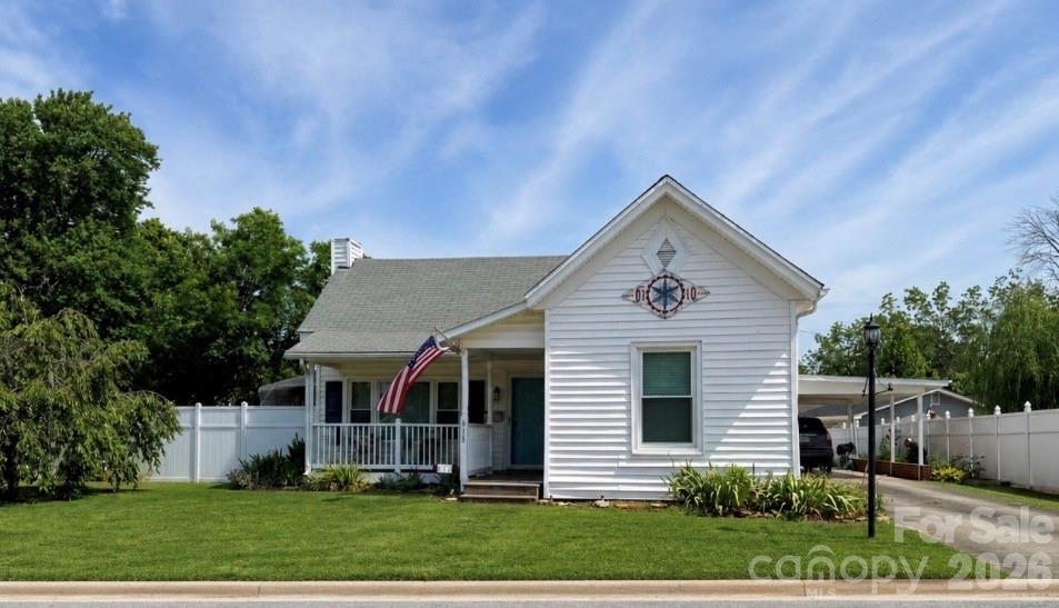 Charming older home in downtown China Grove! This 2-bedroom, 1.5-bath home sits on a nice-sized lot and offers plenty of character. The property features a detached garage with a large area perfect for a workshop area or hobby room.  Large detached carport, currently used by the owner as an RV shelter.
Inside you’ll find a super cute kitchen, a spacious dining room perfect for entertaining, and a comfortable living room with plenty of space to relax. This is a must-see home with lots of charm!
