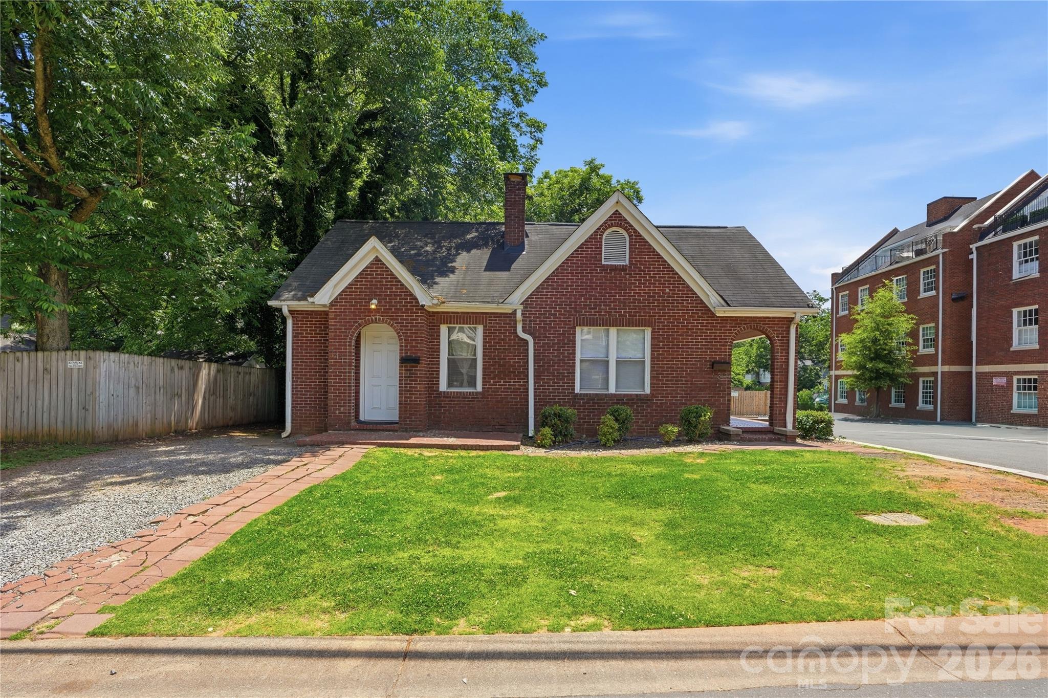 Exceptional investment opportunity in Charlotte’s highly sought-after historic Wesley Heights neighborhood, just minutes from Uptown and less than one mile from Bank of America Stadium, Truist Field, dining, breweries, greenways, and entertainment. This solid brick duplex offers two thoughtfully updated units, each featuring 2 bedrooms plus a den/flex space ideal for a home office, guest space, or optional third bedroom, along with 1 full bathroom. Both units include remodeled kitchens with stainless steel appliances, updated stone countertops, refinished hardwood floors, abundant natural light, and functional open-concept living. Separate driveways provide added convenience for occupants and guests.Currently utilized as an income-producing property, this duplex offers flexibility for short-term, mid-term, or long-term rental strategies. Located within the historic district, the property may also present future value-add potential, including possible vertical expansion, subject to applicable approvals. Ideal for investors, owner-occupants, or buyers seeking a versatile asset in one of Charlotte’s most dynamic urban neighborhoods. Financials available upon request. Buyer to verify all use, zoning, permitting, historic district requirements, expansion potential, and rental regulations. Also listed as Residential SFH under MLS MLS #4394639.