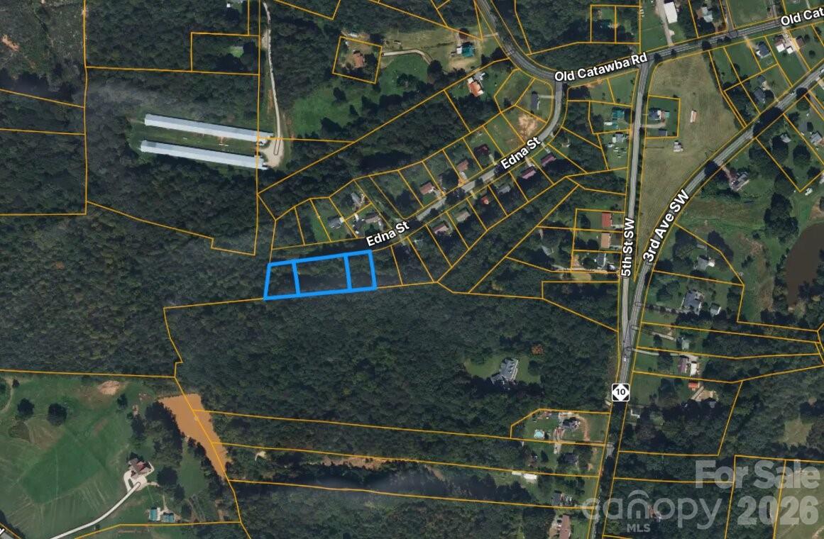 Rare opportunity to acquire an assemblage of 3 adjoining lots totaling approximately 1.37 acres in growing Catawba. Located on Edna St, this multi-lot package offers added flexibility and potential for a private homesite, future build opportunity, or investment. Enjoy a peaceful setting with road frontage and convenient access to nearby highways, surrounding towns, and local amenities.