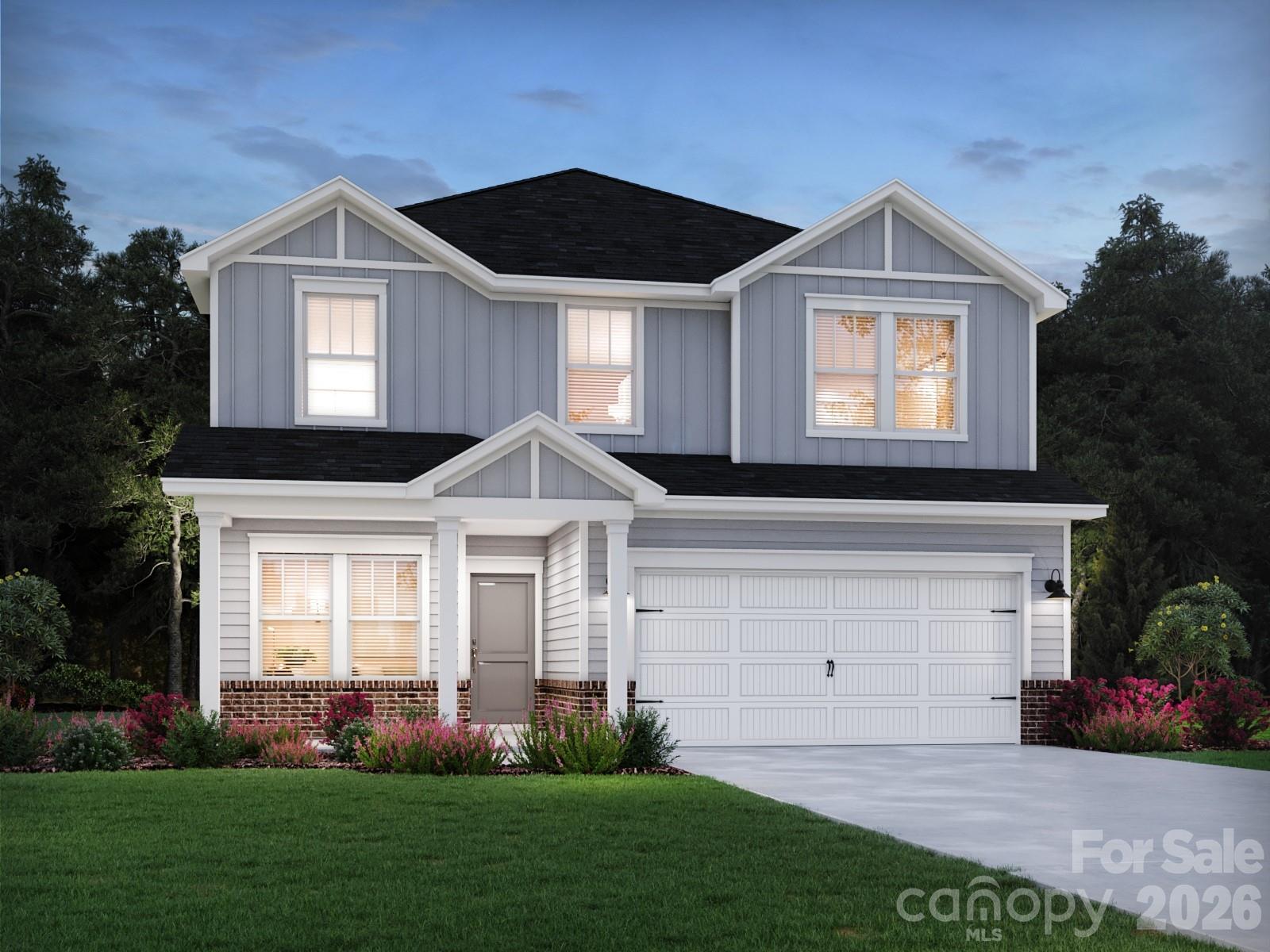 Brand new, energy-efficient home available by Jun 2026! An open-concept layout means you can fix dinner at the kitchen island without missing the conversation in the great room. Use the first-floor flex space as an office or den. Upstairs, the primary suite offers dual sinks and a walk-in closet. New single-family homes in Mocksville feature open-concept floorplans and energy-efficient designs. Inside, you will find a washer, dryer, fridge and whole-home blinds as part of our move-in ready experience. Guaranteed to close in 60 days or less. Enjoy relaxing days in your private primary suite or at the community pool, with easy access to Winston-Salem, Salisbury, Statesville and Charlotte.  Each of our homes is built with innovative, energy-efficient features designed to help you enjoy more savings, better health, real comfort and peace of mind.