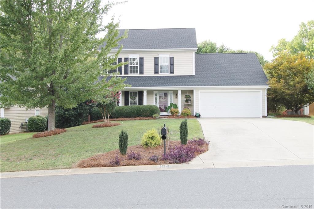 Beautiful well maintained home in a desirable sought after neighborhood.Fort Mill schools.Owners have taken pride in updating many features. Cul de sac lot w/ large flat fenced in yard. Extended stamped concrete patio.  Covered front porch. Beautiful Australian Cypress Hardwd floors in main living areas. Kitchen has Ceramic tile, SS appliances & granite countertops. Crown molding throughout downstairs. Upgraded ceiling fans. Gas fireplace w/ wood mantle & brick surround. Master  w/trey ceilings.
