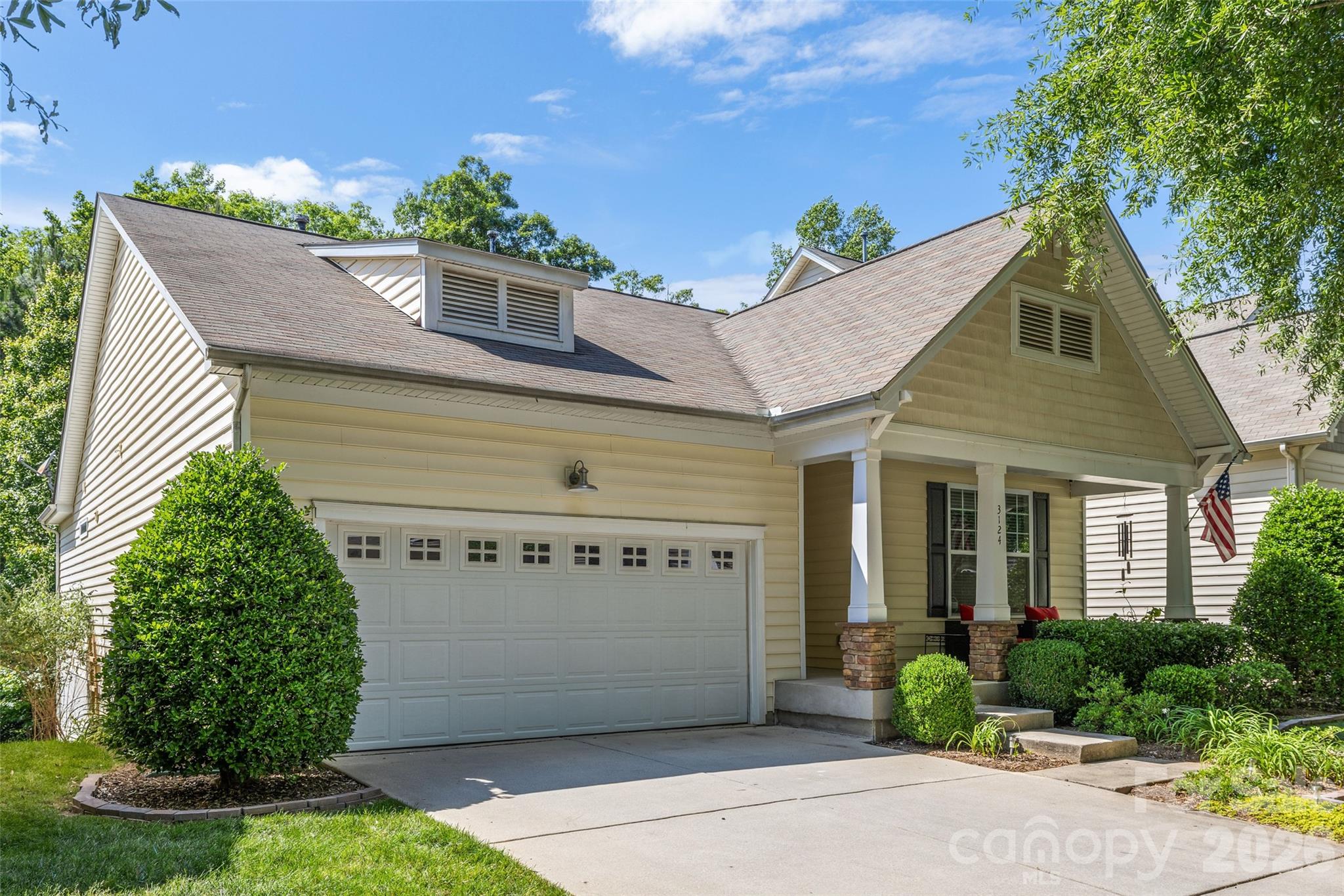 Gorgeous ranch home with a full finished basement in the desirable Cobblestone community, offering a low-maintenance lifestyle with HOA-maintained yard and landscaping. Hardwood floors span the main living areas, and the spacious kitchen features abundant cabinetry, granite countertops, a tiled backsplash, glass-front cabinets, and stainless steel appliances, ideal for both everyday living and entertaining.

Enjoy year-round relaxation on the large fully screened porch overlooking a private, quiet wooded backyard nature retreat, or host gatherings in the expansive walk-out basement complete with a beautiful built-in kitchenette featuring cabinetry, wine shelf, a huge recreation room, and access to a covered patio. The backyard setting enhances the home’s peaceful feel. 

The main level features a primary suite offering a peaceful retreat with a tray ceiling, walk-in closet, and oversized tiled shower. It also includes a second bedroom and a flex space with French doors, perfect for a home office, guest room, or additional living area. The basement adds even more versatility with two additional bedrooms and a full bath, flex/finished storage space, and ample storage throughout, including two large closets in the unfinished flex room, plus finished areas ideal for a workshop, gym, or extra storage, perfect for multi-generational living or extended entertaining.

Conveniently located near shopping and dining, including Costco, Target, and The Promenade, with easy access to Highway 521.