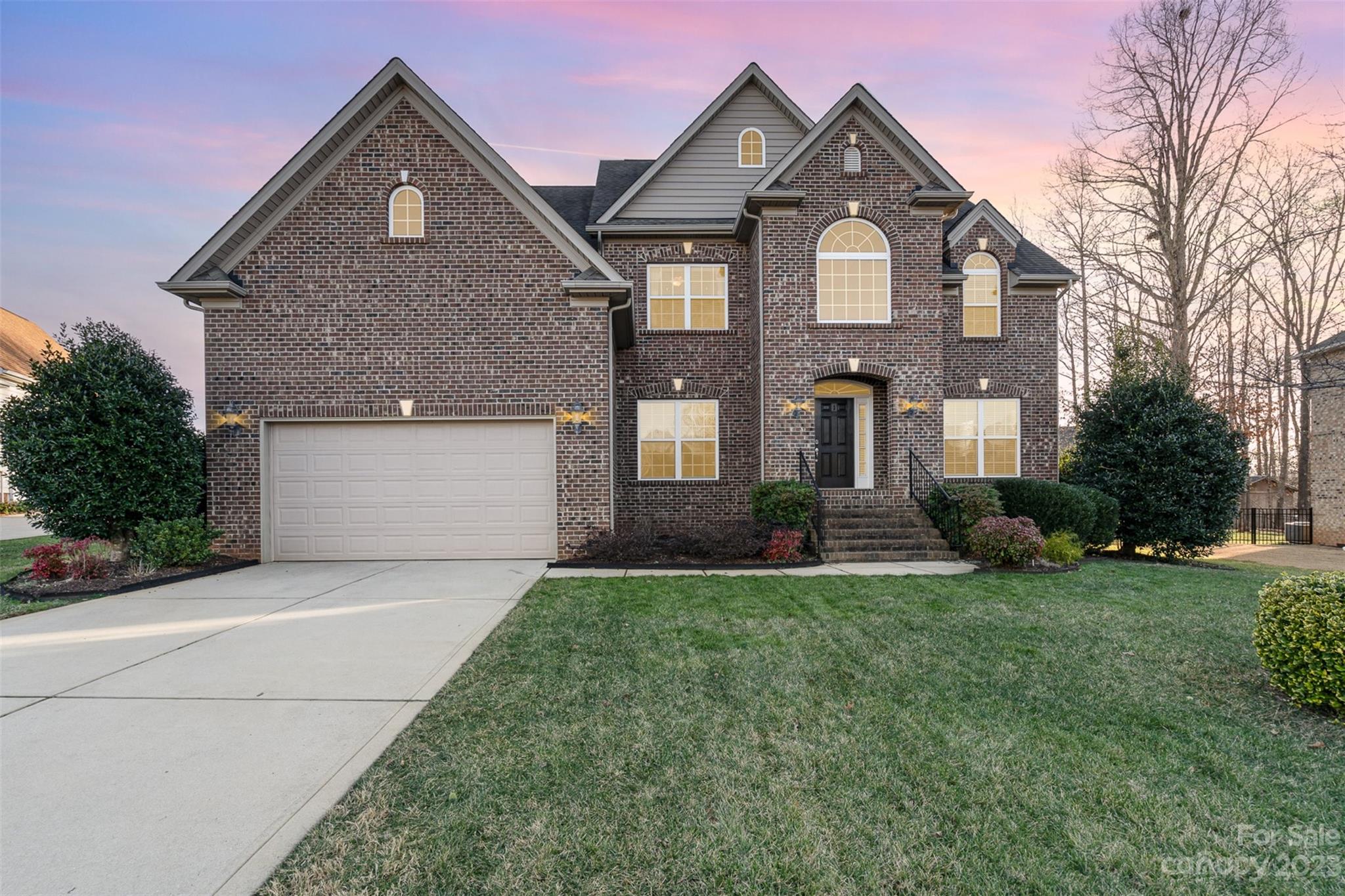 Welcome to your gorgeous home located in Mill Creek Falls featuring an oversized fenced backyard accented with a large deck & trellis! As you enter, your bright LR greets you on the right that flows freely into your large DR with tray ceiling, shadow-box & chair moldings. To your left you will find your office/den equipped w/french doors & plenty of light. Beautiful hardwood floors, huge family room with gas fireplace, lovely gourmet kitchen with Stainless Steel appliances, granite counters, loads of cabinets & counter space, breakfast bar & kitchen noon, finish the 1st fl.  Upstairs presents your grand primary bedroom, that comes complete with tray ceiling, & a 12x18 walk-in custom closet! Primary bathroom suite offers soaking tub, large shower & dual vanities. Nice-sized secondary bedrooms, laundry room & a 213sf walk-in attic! Two car garage, sprinkler system & mature landscaping finishes your home.  Pool, clubhouse, playground, pond, tennis courts, walking trails & great schools!