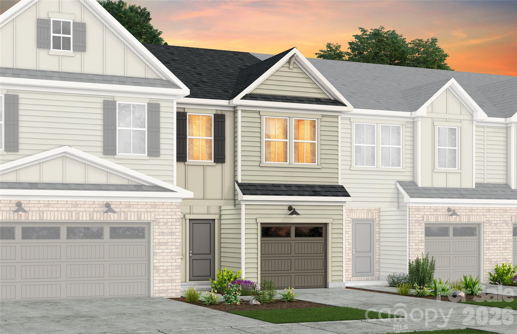 Homesite #66 - READY for SEPTEMBER!! Discover the charm of Mallard Park offering 268 new construction 2-story townhomes in desirable North Charlotte area.  The community is conveniently located next to Mallard Creek Park with quick access to major roadways, shopping, dining, recreation, and entertainment.  Within the community, enjoy a connected, low maintenance lifestyle with resort style pool and cabana, a kid's playground and a dedicated dog park. HOA dues include lawn maintenance and a special Spectrum 1 gig Wi-fi package.  

The Landis Floor Plan offers an open layout, spacious gathering room, loft, and elegant owner’s suite, this plan embodies comfortable townhome living.  Home features upgraded finishes, stainless steel whirlpool appliances, 42" cabinets, Low Voltage and Electrical Packages, and more.  Backs up to nature area with no backyard neighbors!

Take advantage of exclusive financing incentives with our preferred lender.  Note: Price includes Flex Cash Incentive. Photos shown are for representation purposes only.