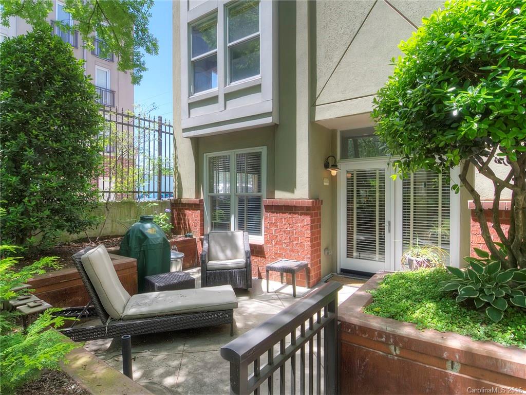 First Floor, Courtyard Facing luxury townhome in sought after Latta Pavilion.  Hardwood floors, granite counters, all appliances included.  Walkable to grocery stores, restaurants, shops, Freedom Park and more.  Building is secure entrance with secure entrance parking.  One reserved parking space + lots of visitor parking.  Home has exceptional outside patio.  Community has fitness center & rooftop terrace. NO SHOWINGS UNTIL MAY 20.