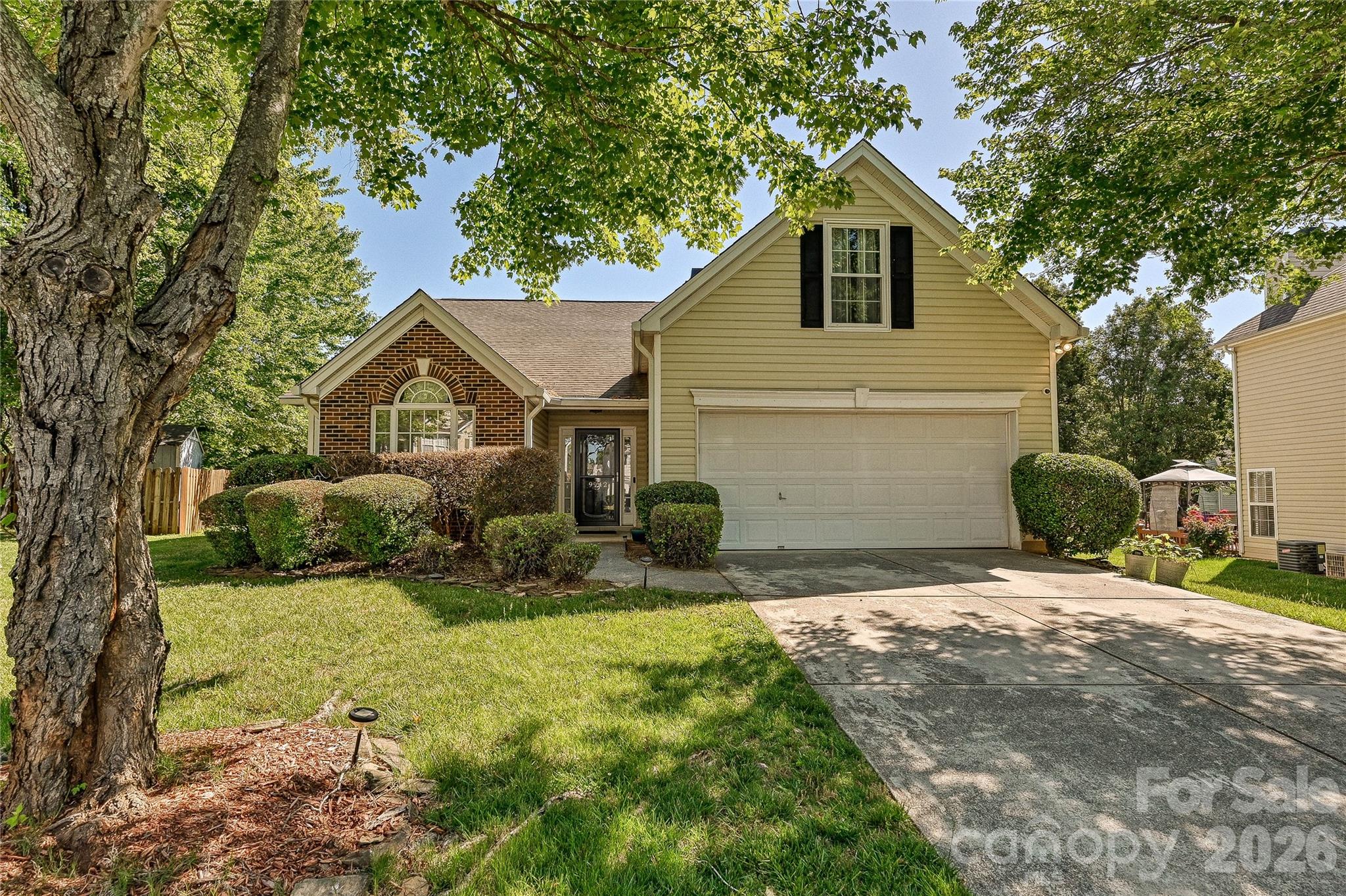 Welcome to this beautifully updated 3-bedroom home tucked away on a quiet cul-de-sac, offering privacy, space, and exceptional livability. Designed with comfort and functionality in mind, this home features a spacious primary suite, two additional bedrooms, and a versatile bonus room over the two-car garage—perfect for a home office, media room, or guest space.

The inviting floor plan includes a large living room filled with natural light, a formal dining room ideal for gatherings, and a bright sunroom with elegant French doors—creating the perfect transition between indoor and outdoor living.

The updated kitchen showcases new cabinetry and modern appliances, providing both style and functionality for everyday living and entertaining. Step outside to enjoy the newly upgraded deck, thoughtfully designed with expanded capacity—perfect for hosting family and friends. The large backyard is fully enclosed with new privacy fencing, offering a peaceful retreat.

Additional highlights include a brand-new HVAC system for added comfort and efficiency. With its combination of updates, flexible space, and desirable location, this home offers the perfect opportunity to settle in and make it your own.  The Refrigerator in the garage remains.
