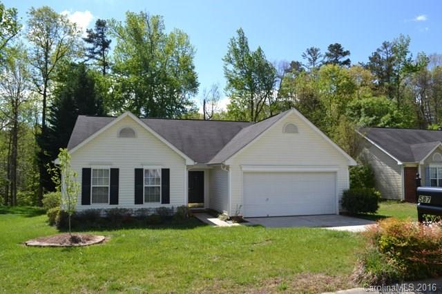 Spectacular ranch home in a great location! Cathedral ceilings, dine-in kitchen, and split bedroom plan. Spacious laundry room, wired for security system, and tons of storage space in floored attic above garage.  Extra large 20x12 patio great for grilling. Private yard backs up to woods. Convenient access to walking trails, aquatics center and schools!