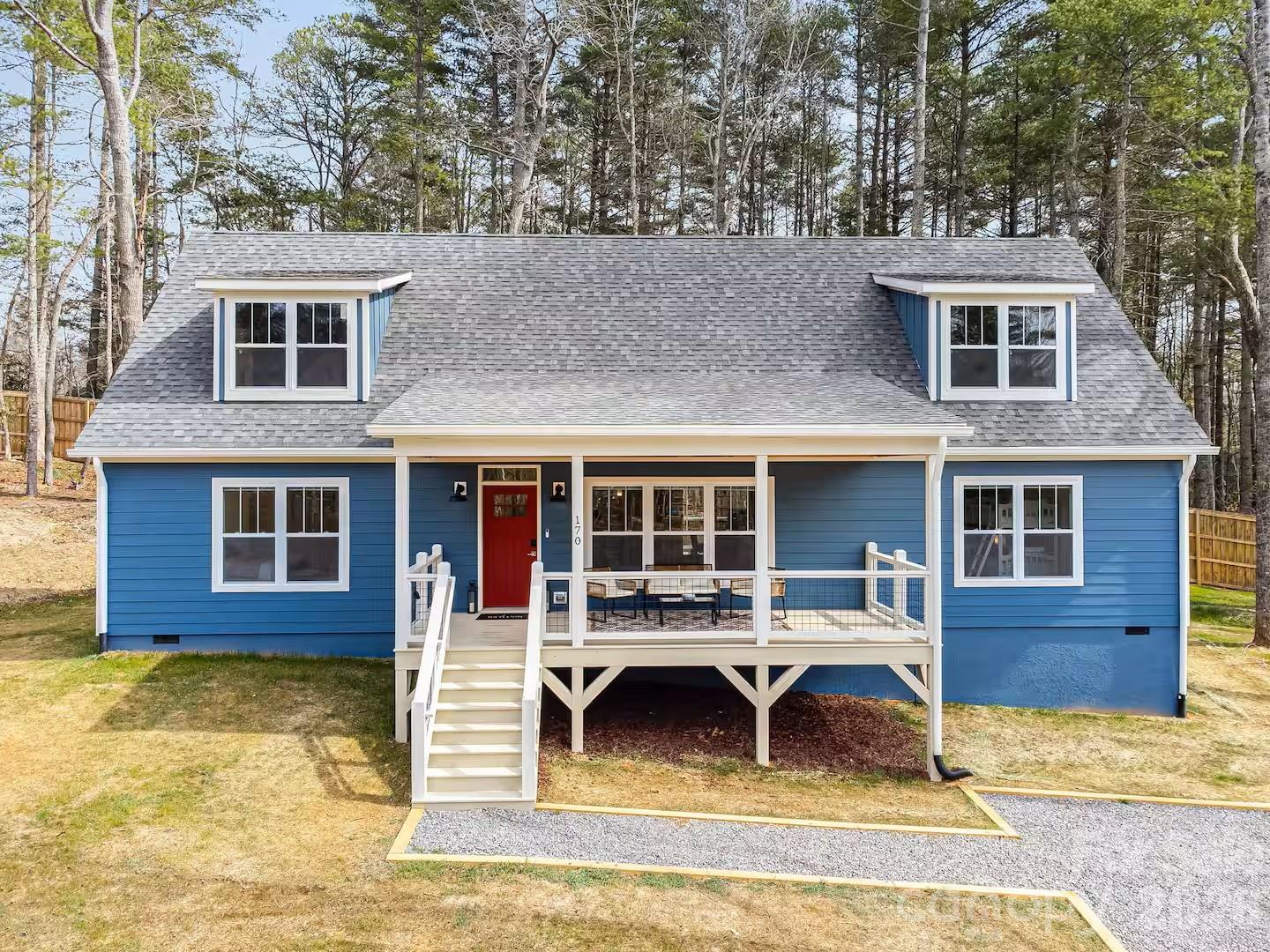 Built in 2023, this mountain retreat is located just 15 minutes from downtown Asheville and the Blue Ridge Parkway—offering quick access to hiking trails, waterfalls, Biltmore Estate, local breweries, independent coffee shops, and Asheville’s renowned dining scene.

Currently operating as a high-performing short-term rental with 243 booked nights in 2025 and a 4.99 guest rating, seller reports 2025 gross rental income at $45,000. 
Designed to comfortably accommodate up to 8 guests, the home features blackout shades in all bedrooms, a dedicated workspace, electric fireplace, and covered outdoor living areas enhance guest appeal. Rear porch includes grill and firepit table, and the community offers access to a stocked pond.

No HOA restrictions currently impacting short-term rental use. Unfinished upper level provides future expansion potential for additional bedroom, recreation space, or value-add improvements, subject to buyer’s plans and permitting.

Ideal as a second home with income potential or addition to an investment portfolio. ***Buyer responsible for verifying short-term rental regulations and transfer policies.*** As of June 26, 2026 this property is no longer being sold as fully furnished.