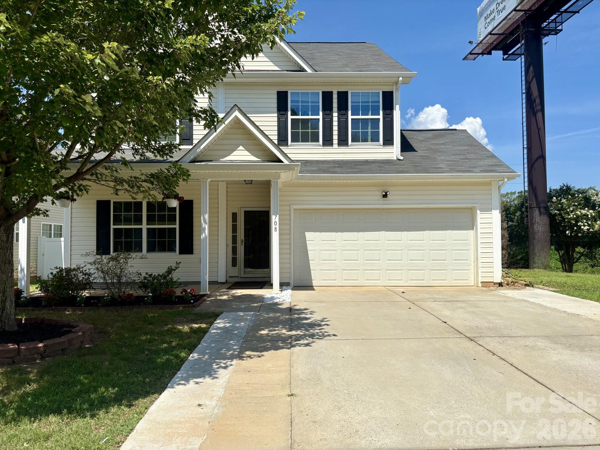 Discover this stunning, well-maintained 4 bedroom, 2.5 bath single family home.  This 2-story home, built in 2013, boasts 1,996 sq. ft. of spacious living area on a generous lot size of 6,000 sq.ft.  The kitchen has been refreshed, and features stainless steel appliances. A new water heater was installed 2 years ago and HVAC system recently serviced and repaired for peace of mind.  This corner lot property offers additional privacy, ample space for outdoor activities, and entertaining.  The expanded 6-car driveway compliments well with the 2-car garage.  Located in Fort Mill School District-ranked number #1 in South Carolina and among the top districts in the Charlotte metro-this home is ideal for buyers seeking excellent schools and strong community.  Fort Mill is well known for its strong schools, convenient access to Charlotte, and growing selection of shopping, dining, and amenities.  Don't miss out on the opportunity to own this beautiful home in a prime location.
