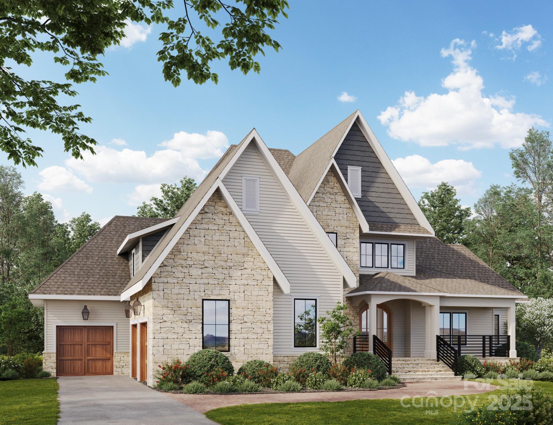 This beautiful new home by award-winning Copper Builders sits on a spacious 1.6-acre homesite in Fort Mill’s top-rated schools. The exterior blends Eldorado Casa Blanca stone, Shoji White siding, Urbane Bronze shakes, and black windows for timeless curb appeal.
Inside, enjoy an open floor plan with a stunning chef’s kitchen, ceiling-height cabinetry, a White Oak island, and Calcutta countertops. The great room with a custom arch opens to a dining area and screened porch ideal for entertaining.
The main-level primary suite is a peaceful retreat with a vaulted ceiling and spa-like bath. A private guest suite is also on the main floor. Upstairs offers three bedrooms, two shared baths, a loft, and a spacious bonus room.
Features include:
• Real hardwood floors
• Designer lighting, fans, and a three-car garage
• Covered front porch, black gutters, and service doors
Experience craftsmanship, comfort, and style — all on a private, peaceful lot near everything Fort Mill has to offer.