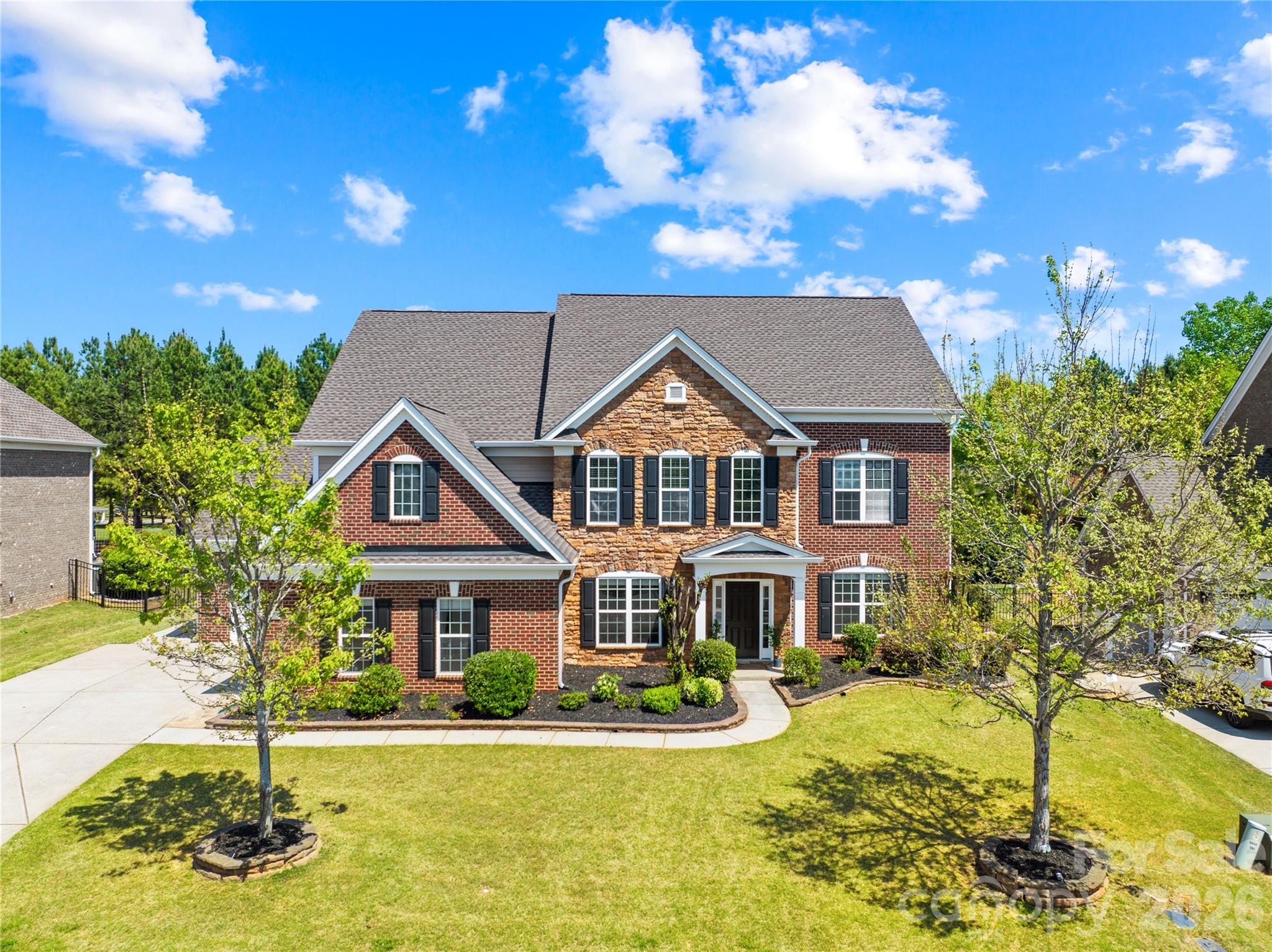 Welcome to this stunning all-brick Avalon model nestled in the highly sought-after Chimneys of Marvin neighborhood.
Brand New 2 HVAC units installed in May 2026.
As you enter, you are greeted by a spacious layout that includes a guest bedroom on the main floor with convenient access to a full bath. The kitchen is the heart of the home, seamlessly flowing into the family room and featuring a cozy gas fireplace, A formal dining room with a butler's pantry, dedicated study/office room.
The second floor features a luxurious master bedroom suite, a spa-like ensuite bathroom, and a walk-in closet. Additionally, there are three more generously sized bedrooms and Bathrooms.
Bonus room on the 3rd level complete with a full bath, offering flexibility for a playroom, home gym.
The home boasts a side-load 3-car garage, Outside, the fully fenced backyard, complemented by a covered screen porch.
Top Rated Marvin Schools are within walking distance.
Exceptional amenities, including basketball, tennis, and volleyball courts, walking trails.