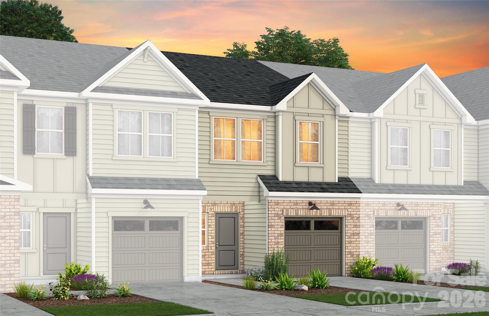 Homesite #65 - READY for SEPTEMBER!! Discover the charm of Mallard Park offering 268 new construction 2-story townhomes in desirable North Charlotte area.  The community is conveniently located next to Mallard Creek Park with quick access to major roadways, shopping, dining, recreation, and entertainment.  Within the community, enjoy a connected, low maintenance lifestyle with resort style pool and cabana, a kid's playground and a dedicated dog park. HOA dues include lawn maintenance and a special Spectrum 1 gig Wi-fi package.  

The Landis Floor Plan offers an open layout, spacious gathering room, loft, and elegant owner’s suite, this plan embodies comfortable townhome living.  Home features upgraded finishes, stainless steel whirlpool appliances, 42" cabinets, Low Voltage and Electrical Packages, and more.  Backs up to nature area with no backyard neighbors!

Take advantage of exclusive financing incentives with our preferred lender.  Note: Price includes Flex Cash Incentive. Photos shown are for representation purposes only.