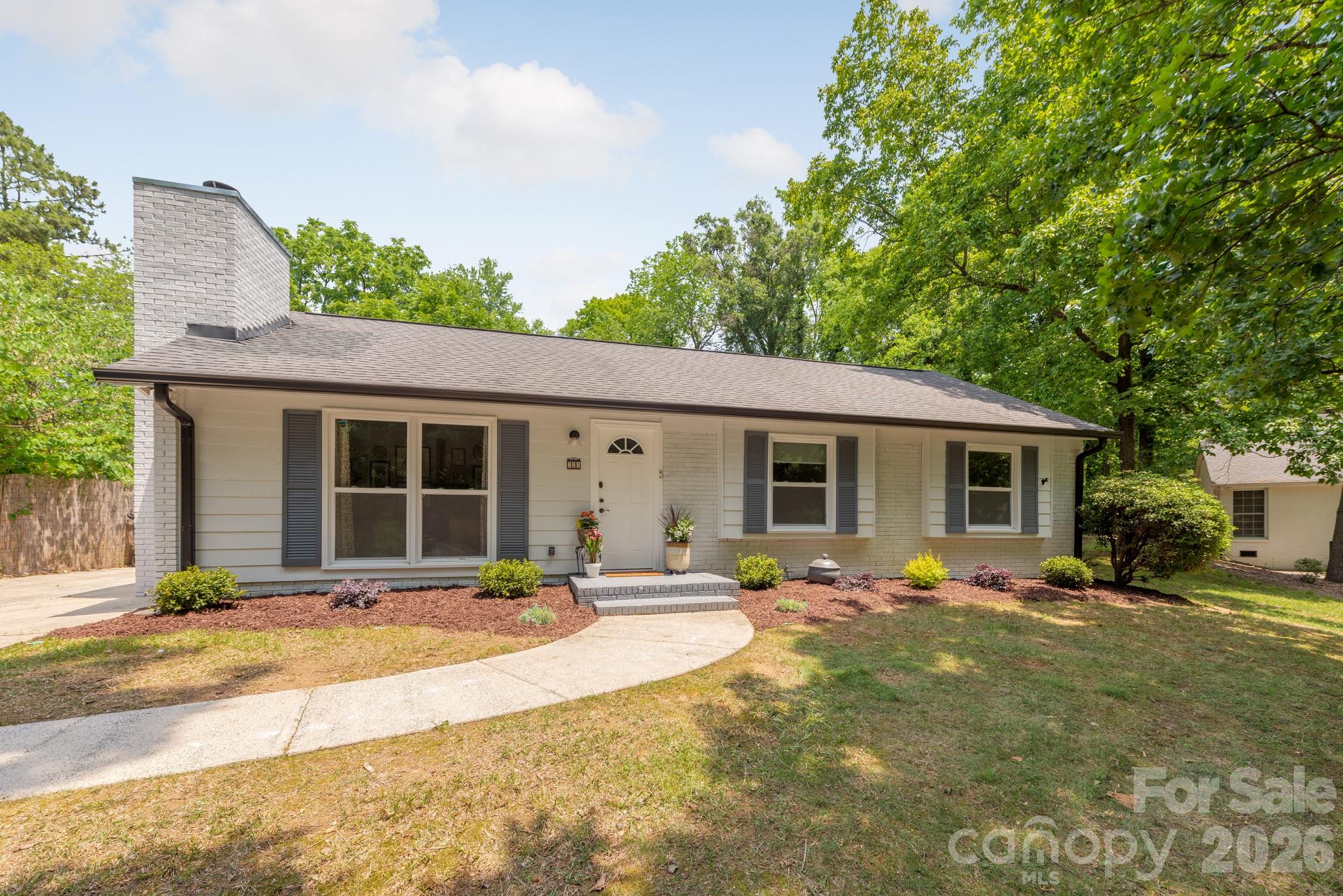 If you have been looking for a fully renovated brick ranch in Madison Park with a large fenced in backyard, here it is! This home features an open floor plan with updated kitchen and baths, newly renovated laundry room with storage cabinets, tankless water heater, new ducts with home air filtration system and new HVAC as of 2022. More updates listed in the attachment section. Property is located in a cul-de-sac on top of a hill. Easy access to Park Rd Shopping Center, SouthEnd, South Park, Uptown, CLT airport and more great areas of Charlotte!