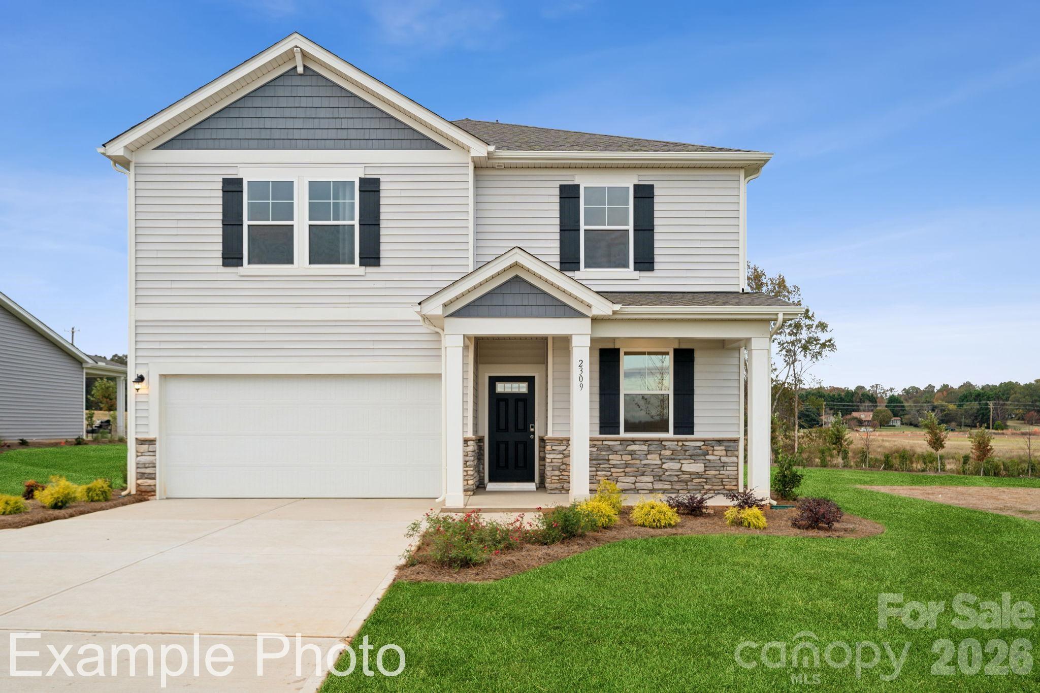 Welcome to your new dream home! The Woodruff at Carpenter Farms boasts an open-concept layout that's perfect for entertaining! An expanded kitchen—featuring a center island and a dining area with patio access—opens seamlessly to a spacious great room with an optional fireplace. Additional main-floor highlights include a private study and half bathroom. Upstairs, you'll find comfortable living space in two secondary bedrooms—each with a walk-in closet—and a generous primary suite with a roomy walk-in closet and attached bath. Completing the home, a large game room on the second floor offers versatile hangout space. Plus, this home is located in a fantastic neighborhood with amenities like a community pool, playground, dog park, and activity field for you to enjoy.