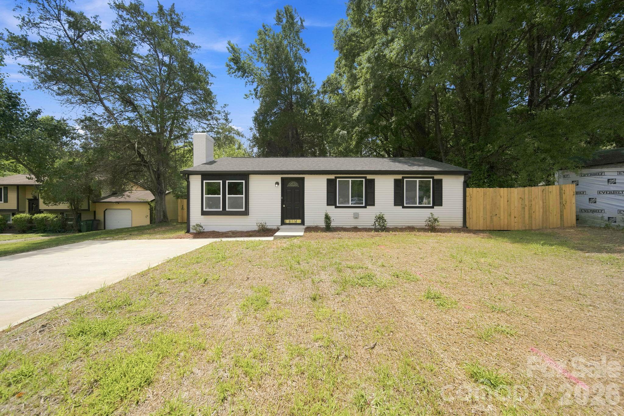 Lovely home tucked away in a quite neighborhood bordering a cul-de-sac. This home features:  New roof (2026), New Windows (2026), HVAC (2024), New LVP Floor throughout home, Tiled shower w/ glass sliding door, New SS Appliances including Refrigerator, New Soft close kitchen cabinets, New lighting fixtures, New Ceiling Fan, Freshly painted interior and exterior, New bedroom doors, Large driveway great for multiple vehicles, Wood burning fireplace, Fenced in back yard, New concrete driveway.....