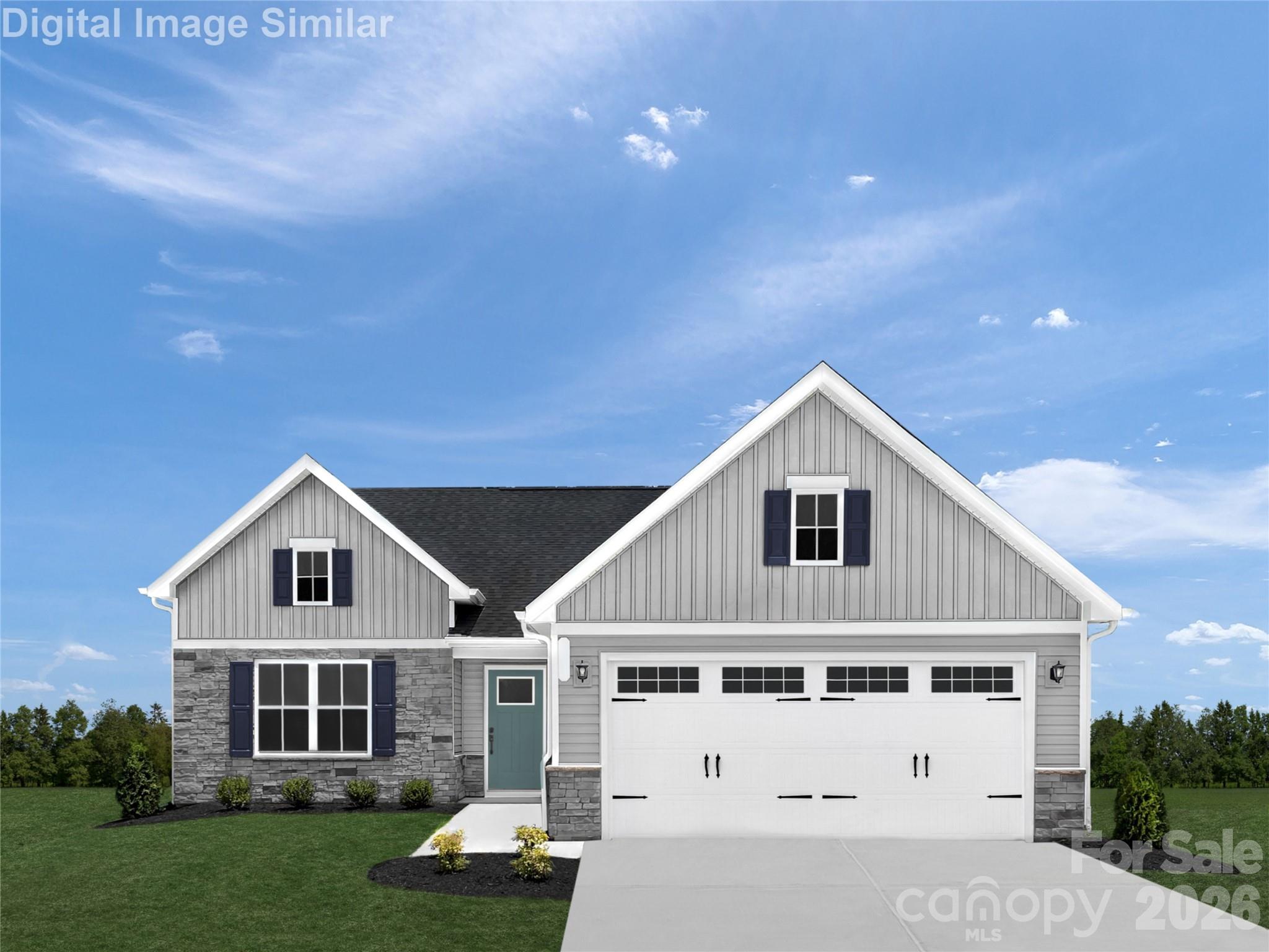 Welcome to Linwood Estates, ideally positioned just 1 mile from I-85, providing convenient access to Kannapolis, Salisbury, Winston-Salem and regional travel. Located only 7 minutes from Downtown Lexington, this community places shopping, dining, healthcare, and everyday essentials close at hand. Enjoy nearby recreation including High Rock Lake, Finch Park, and local golf courses, all within a short drive. Designed for low-maintenance living, Linwood Estates features sidewalks, street lighting, and a community walking trail that enhance everyday enjoyment. Lawn care is included through the HOA, allowing residents to focus on lifestyle rather than upkeep. The neighborhood offers a comfortable setting with strong long-term value appeal. The Eden Cay floorplan delivers spacious single-level living with an open-concept layout that connects the great room, dining area, and kitchen effortlessly. The oversized kitchen island and walk-in pantry create both functionality and flow, making entertaining simple and efficient. The private owner’s suite includes dual vanities, a generous walk-in closet, and convenient laundry access, while additional bedrooms provide flexible space for guests or hobbies. A 10x14 patio is included, with the option to add a covered porch for enhanced outdoor living. Buyers may take advantage of closing cost assistance when using the preferred lender, making this new construction home even more attainable. Discover comfort, space, and convenience in a prime Lexington location—schedule your visit today to learn more about the Eden Cay at Linwood Estates.