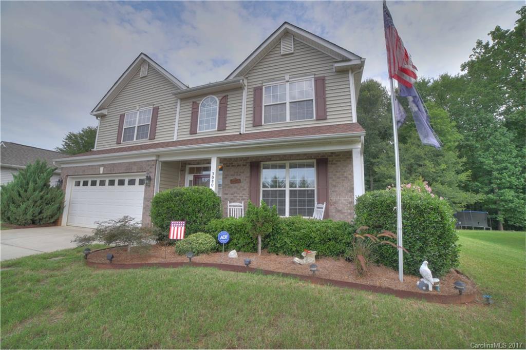 Beautiful, well-maintained home on PRIVATE lot that backs up to woods. Open floor plan with large kitchen. Spacious 5 bedrooms offering plenty of room! Wonderful flat backyard with mature trees, offers a private and serene getaway. Rest in your hammock all while being located in desirable Indian Land.  Don't miss out on this opportunity!!