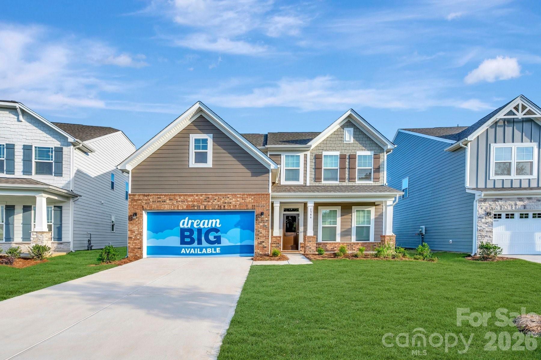 Welcome to the Erie at Canterbury Station! This community is located just minutes from Wingate University & offers all the amenities needed for a functional lifestyle. This beautiful home is set to impress with modern features & elegance. Entering the home from the front covered porch, you are greeted with an inviting and homey foyer. Off to the side, you'll find a main level bedroom with a full shared bathroom. The home will open up when entering your main living area. The kitchen is equipped with stainless steel appliances, including a stainless steel refrigerator, kitchen island and quartz counter tops. The breakfast area allows for sit down meals & extra space. Walk out the sliding doors to your extended patio to enjoy entertaining or a morning coffee. The family room is spacious and open, allowing for a sectional as well as additional furniture. Throughout the main living areas is easily maintainable EVP flooring for easy cleaning. The windows throughout the home have been accented with 2" faux wood blinds for an extra layer of luxury. Upstairs you will find 2 additional bedrooms, a shared bathroom and the laundry room, complete with a washer and dryer. The spacious loft is perfect for an additional living space. The Owner's suite is designed to maximize elegance. With plenty of natural lighting, you'll find relaxtion will come easy. The walk-in closet allows for maximum space for all your wardrobe needs. Finally, the en-suite is nothing short of spa-like. With a dual vanity, private toilet area & a tiled shower. Welcome to your new home!