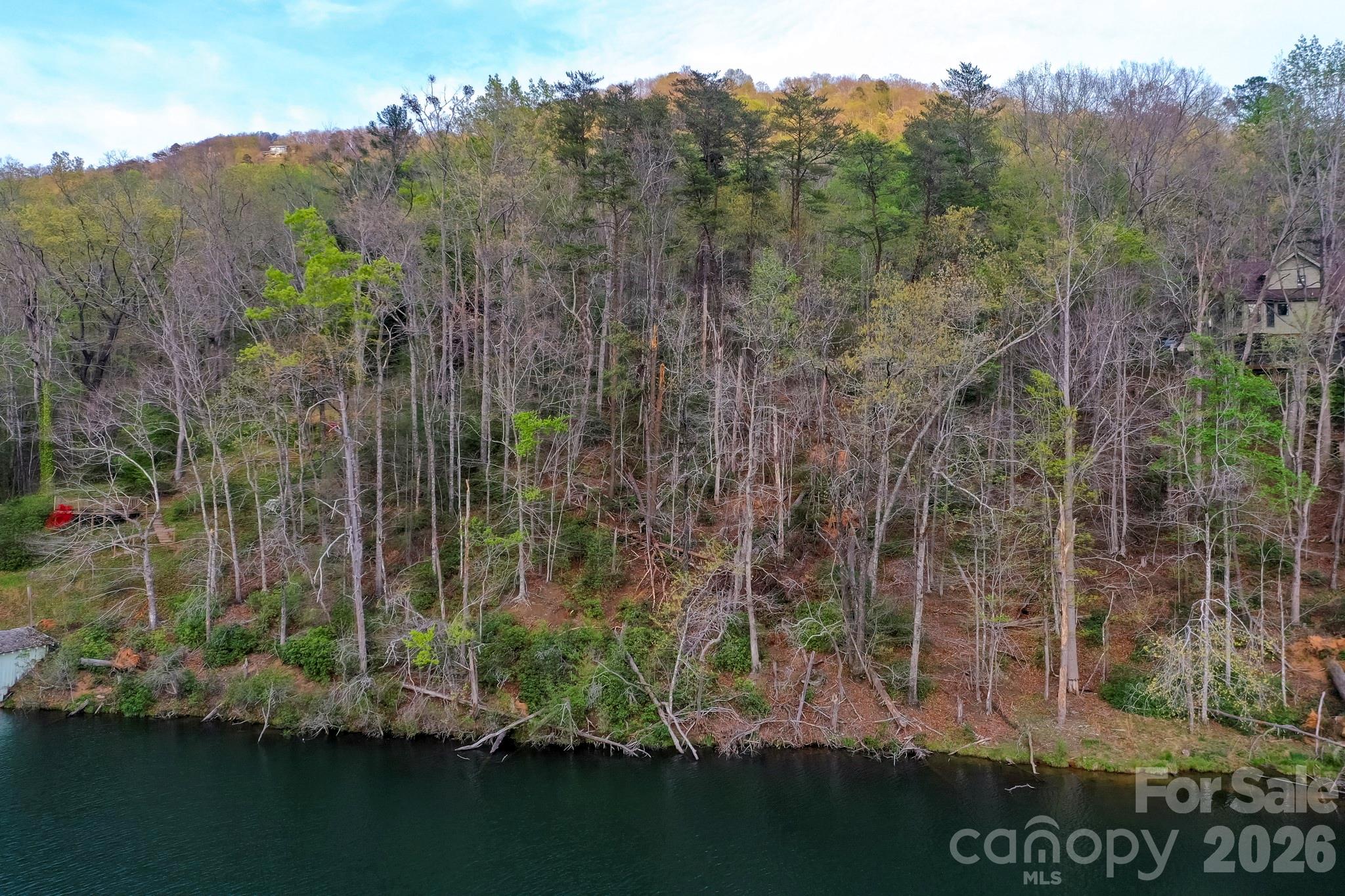 LAKE LURE NC LAKEFRONT LOT ON BALD MOUNTAIN LAKE IN BEAUTIFUL RUMBLING BALD RESORT. This 1 acre waterfront lot has spectacular mountain and lake views and enjoys all the amenities of Rumbling Bald Resort, including golf, tennis, pickle ball, indoor and outdoor pools, hiking trails and biking trails and so much more. The resort has its own private marina and beach on Lake Lure. This private lakefront lot is now being offered at $197,500.