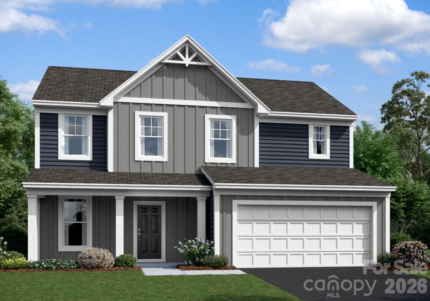 Welcome to the Dearborn at Canterbury Station! This community is located just minutes from Wingate University & offers all the amenities needed for a functional lifestyle. This beautiful home is set to impress with modern features & elegance. Entering the home from the front covered porch, you are greeted with an inviting and homey foyer. Off to the side, you'll find a flex space that is perfect for a home office or a separate dining space. The home will open up when entering your main living area. The kitchen is equipped with stainless steel appliances, a French door refrigerator, kitchen island and quartz counter tops. The breakfast area allows for sit down meals & extra space. Walk out the sliding doors to your extended patio to enjoy entertaining or a morning coffee. The family room is spacious and open, allowing for a sectional as well as additional furniture. Throughout the main living areas is easily maintainable EVP flooring for easy cleaning and 2" faux wood blinds accent the windows throughout the home. Upstairs you will find 3 additional bedrooms, a shared bathroom and the laundry room, complete with a full size washer and dryer. The Owner's suite is designed to maximize elegance. With plenty of natural lighting, you'll find relaxtion will come easy. The walk-in closet allows for maximum space for all your wardrobe needs. Finally, the en-suite is nothing short of spa-like. With a dual vanity, private toilet area & a tiled shower. Welcome to your new home!