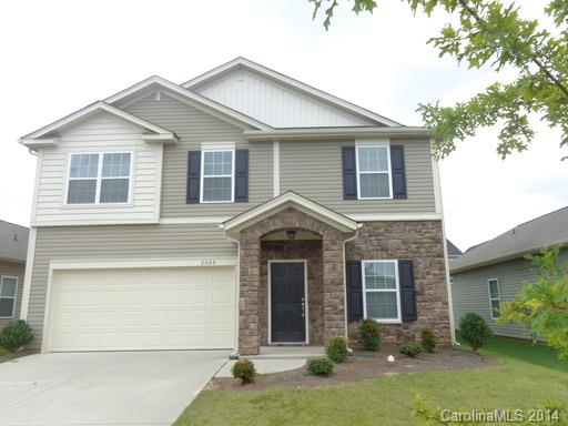 Gorgeous two story home with large backyard and grilling patio.  Kitchen boasts an island, stainless steel appliances, and granite counter tops.  A washer and dryer is included; neutral paint throughout.