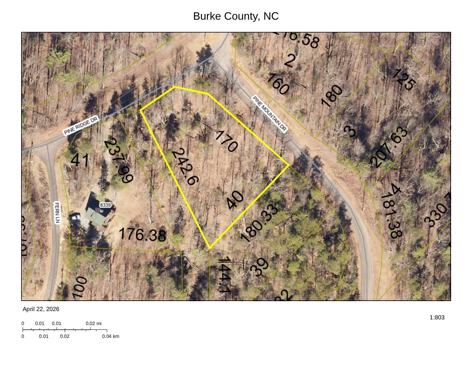 Welcome to 1034 Pine Mountain Drive, a scenic mountainside homesite located in the private Pine Mountain community. This property offers a true mountain setting with sloping terrain positioned on the mountainside, ideal for a home designed to take full advantage of elevation and views. Enjoy potential long-range views of the Catawba Valley depending on build placement and tree clearing.
This lot is the adjoining parcel to 1042 Pine Mountain Drive, providing a rare opportunity to combine both properties for a larger homesite, added privacy, or a custom mountain estate. The natural topography offers multiple design possibilities, including walk-out basement potential and elevated outdoor living spaces.
Located on paved roads with community water and fiber internet available, the property blends mountain seclusion with modern convenience. Just minutes from the private community access into South Mountain State Park, you’ll have quick access to hiking, waterfalls, and protected natural surroundings.
A unique opportunity to build in a quiet mountain community where homesites with this type of terrain and proximity to preserved land are increasingly limited.