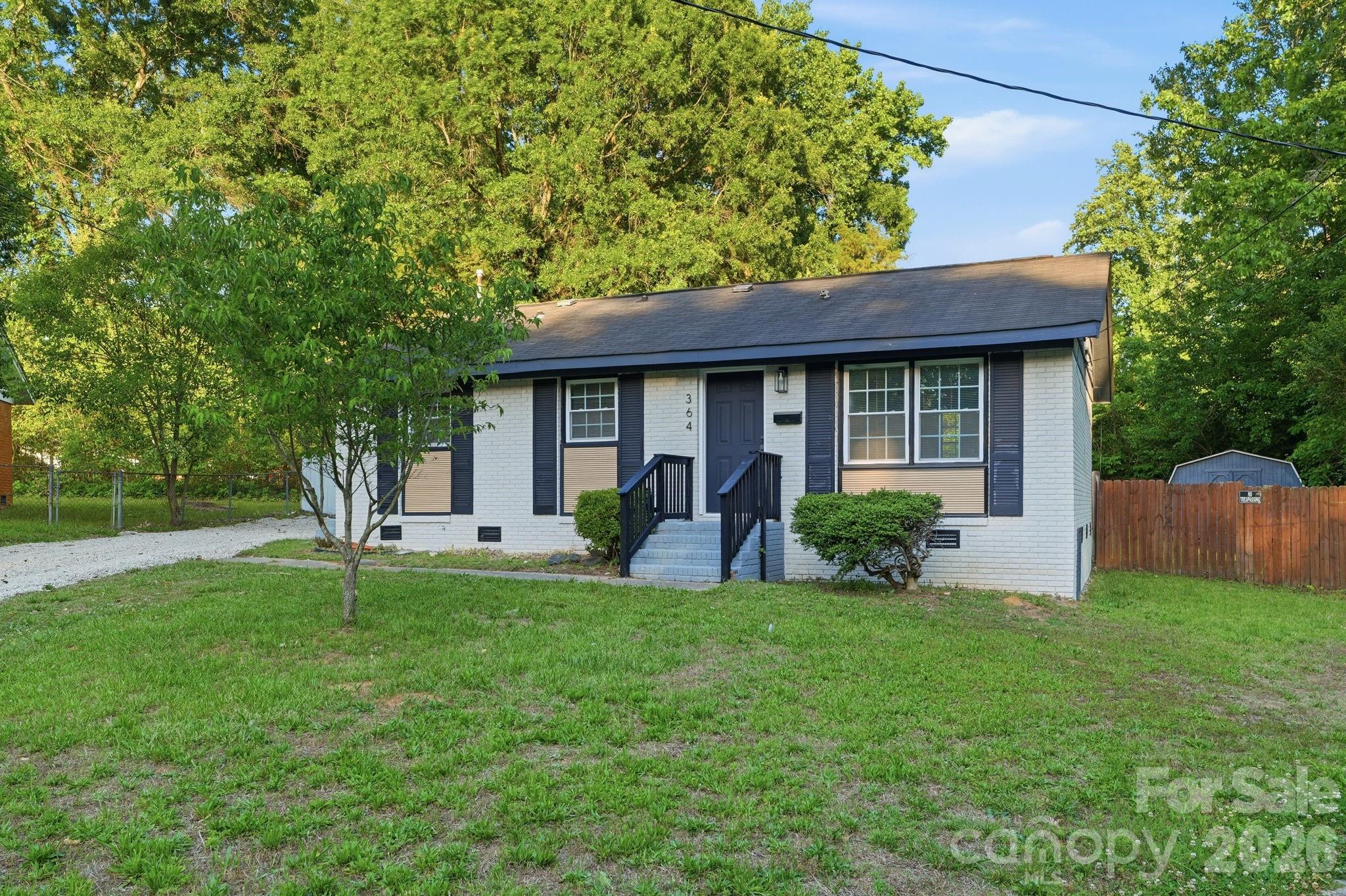 *THIS HOME QUALIFIES FOR 100% FINANCING, $15,000 RATE BUY DOWN, UP TO $5,000 IN CLOSING COSTS & NO PMI!!* RARE opportunity to own an updated 3 bed 1 bath at nearly 900 sq. ft. single-story near the Howie Acres, Arts District and Plaza Forest subdivisions - ON AN ALMOST HALF-ACRE LOT (approx. 0.43-acres) - FOR UNDER $300K!! Less than 15 minutes from the heart of NoDa and Plaza Midwood, including iconic Charlotte hotspots like Camp Northend, Optimist Hall, Heist Brewery, Supperland, Calle Sol and The Workman's Friend. Leafmore comes w/ some stylish updates, incl. a revamped kitchen w/ new granite counters, contemporary cabinets, SS appliances (electric range, dishwasher & microwave), subway tile backsplash & large sink. Upgraded full bath incls. modern vanity & tile-surround tub/shower combo. Low maintenance & durable LVP grace each floor, keeping living simple & stress-free. Fresh, neutral paint throughout the interior & exterior reinvigorate each space with new life. If you're an aspiring first-time homeowner or investor searching for your next acquisition, Leafmore provides a great balance for a gorgeous home on a large lot in a beloved, timeless, and continually-appreciating area. Tour Leafmore today while you still have the chance!!