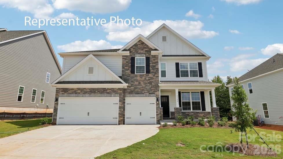 This exceptional home offers a harmonious balance of style, functionality, and modern elegance. Step inside and experience the essence of luxury living. The Graymount offers five bedrooms, four bathrooms and a three-car garage. The open concept floor plan seamlessly connects the spacious living area, dining space, and gourmet kitchen, creating a welcoming versatile environment. The chef’s kitchen is equipped with high-end appliances, sleek countertops, and ample storage space. A bedroom is located adjacent to family room providing comfort and privacy with an en-suite bathroom. The primary suite is a spacious bedroom, complete with a sitting room, en-suite bathroom with dual vanities, and two large walk-in closets. The additional three bedrooms are located on the second floor and share access to secondary bathrooms. A loft area is a versatile space that can be transformed to suit your lifestyle. With its thoughtful design and modern conveniences, the Graymount is the home for you.