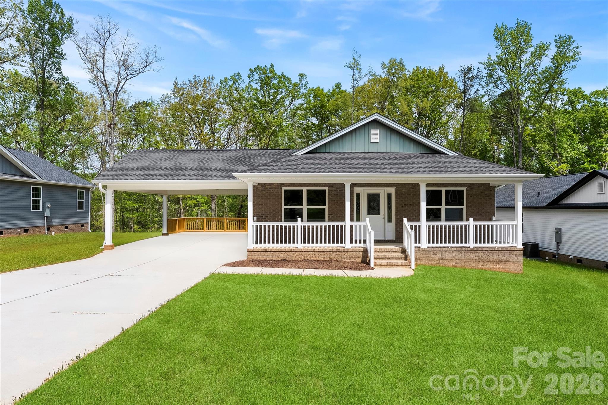 Welcome to this new construction home in Bessemer City. Offering 3 spacious bedrooms and 2 thoughtfully designed bathrooms, this home blends modern style with everyday comfort.

Step inside to an inviting open floor plan that creates a seamless flow between the living, dining, and kitchen spaces—ideal for both entertaining and daily living. The kitchen is a true centerpiece, featuring granite countertops throughout and plenty of space for gathering with family and friends.

Enjoy quiet mornings or relaxing evenings on the covered back deck, overlooking your backyard and providing the perfect outdoor retreat. The covered carport adds convenience and protection, making day-to-day living even easier.

Experience the charm of Bessemer City, with live music, family-owned restaurants, and the new Stinger Ballpark featuring a playground, splash pad, and walking trail! This home perfectly blends character, comfort, and convenience

This move-in-ready home offers the perfect combination of style, location, and functionality—don’t miss your opportunity to make it yours.