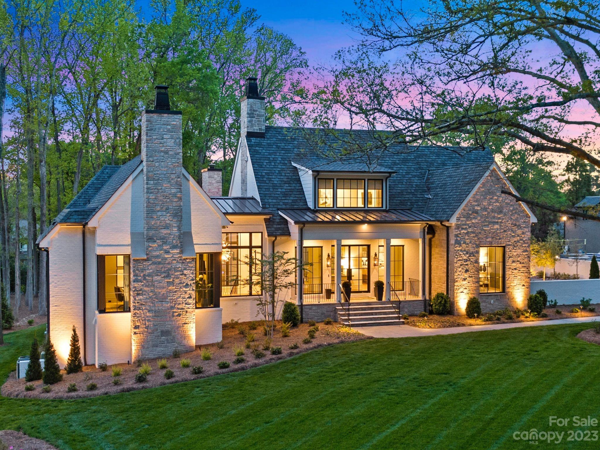 Absolutely stunning 5 bedroom 6.5 bath custom home sitting on over 1 acre centrally located between Foxcroft and Southpark Mall just completed in 2021.This Westwood Custom build collaboration with Artistic Interiors exudes luxury from every detail while offering the most thoughtful floor plan perfect for the entertainer or the discriminating buyer that wants all the amenities in the privacy of their own home. A few key features to note 6-car garage with lower level work shop, private gated motor court, golf simulator, glass enclosed gym with sauna, safe room with private wine tasting area, custom bar located in lower level rec room with french doors leading to patio, Chef's kitchen with Subzero and Wolf appliances open to the family room and outdoor entertaining space surrounding your private heated pool and spa. 2 guest suites up with ensuite baths and 3rd guest suite with separate kitchen, laundry and private elevator to garage. This resort style home is immaculate and move-in ready!