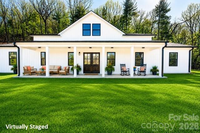 This beautiful new construction home offers approximately 2,200 sq.ft. of main-level living in a peaceful cul-de-sac setting. With 4 spacious bedrooms, 2.5 bathrooms and a 2-car garage, this property provides both comfort and convenience. Enjoy outdoor living on the covered porch, perfect for relaxing and entertaining. Located just a short drive from Blowing Rock, this home has no HOA, giving you the freedom to make it truly your own. City water and sewer services add to the ease of living in this charming neighborhood.