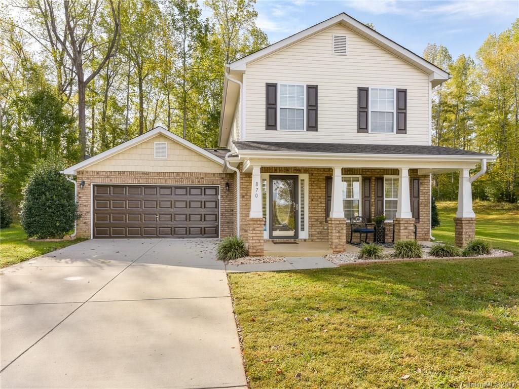 Relax in your rocking chair on the front porch of this 4 bed/3.5 bath craftsman-style home that offers two master suites, one on each level, & is in a cul-de-sac! Open flow is great for entertaining. Formal dining room w/wainscoting detail leads into kitchen w/ ample cabinet space, SS appliances & bar area The kitchen opens to the great room w/gas log fireplace. Both master baths have double vanities & there is a huge walk in shower in the master bath on main level. Great patio for cookouts.