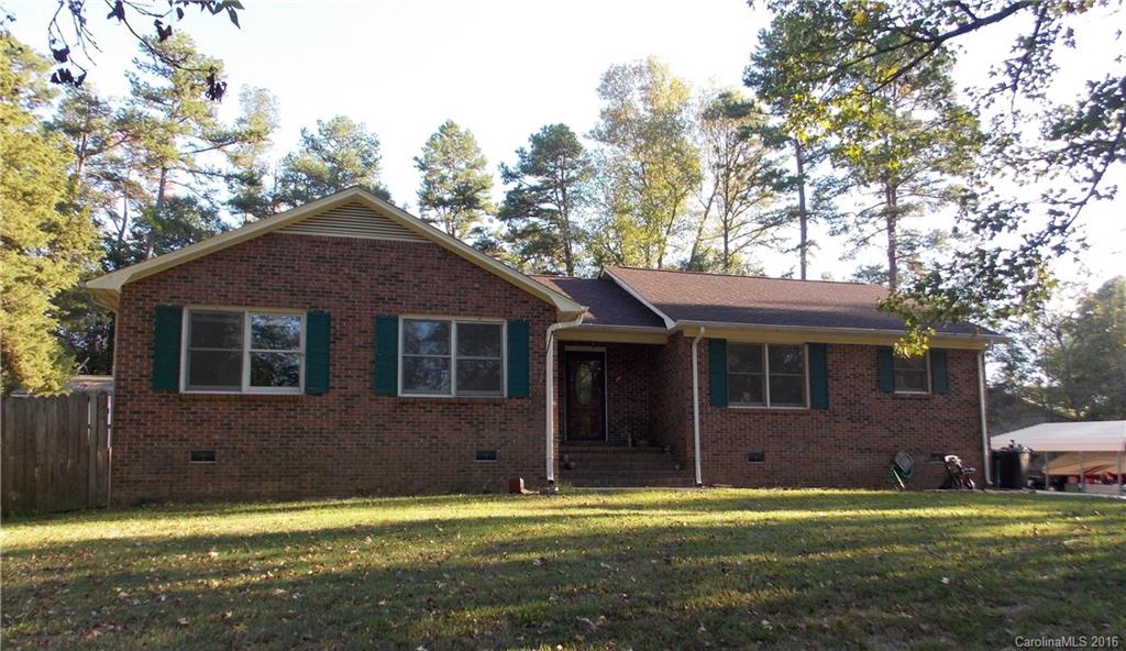 Great brick ranch, private setting on over an acre lot. Private fenced backyard with inground pool, pool house (unheated) with workshop located in back side. Open great room to large kitchen. A must see! Includes 1 year home warranty. oven/stove, dishwasher and refrigerator included.