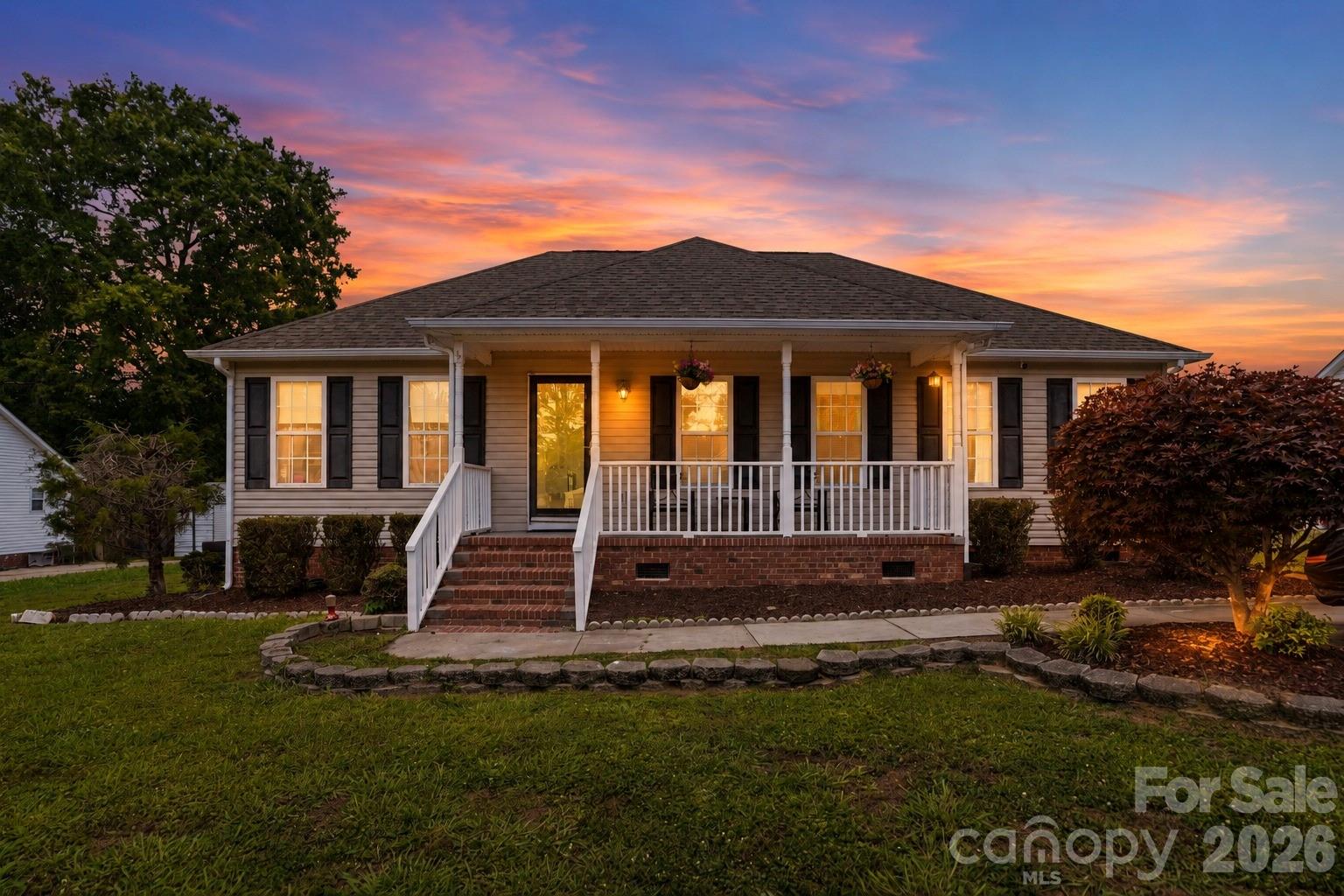 Freshly painted and ready for its next chapter, this charming ranch-style home offers the simplicity and comfort buyers are searching for. Featuring 3 bedrooms, 2 full baths, and a welcoming open-concept layout, 1668 Quail Rush Drive is designed for easy everyday living.

The spacious living room with fireplace creates a warm gathering space, while the functional kitchen and dining areas make entertaining effortless. Outside, enjoy morning coffee on the front porch or unwind on the rear deck overlooking the backyard.

Located in the desirable Taylor Oaks community, you'll enjoy convenient access to shopping, dining, schools, downtown Rock Hill, and I-77 for an easy commute to Charlotte. Fresh paint, single-story living, and a prime location make this move-in ready home an exceptional opportunity.