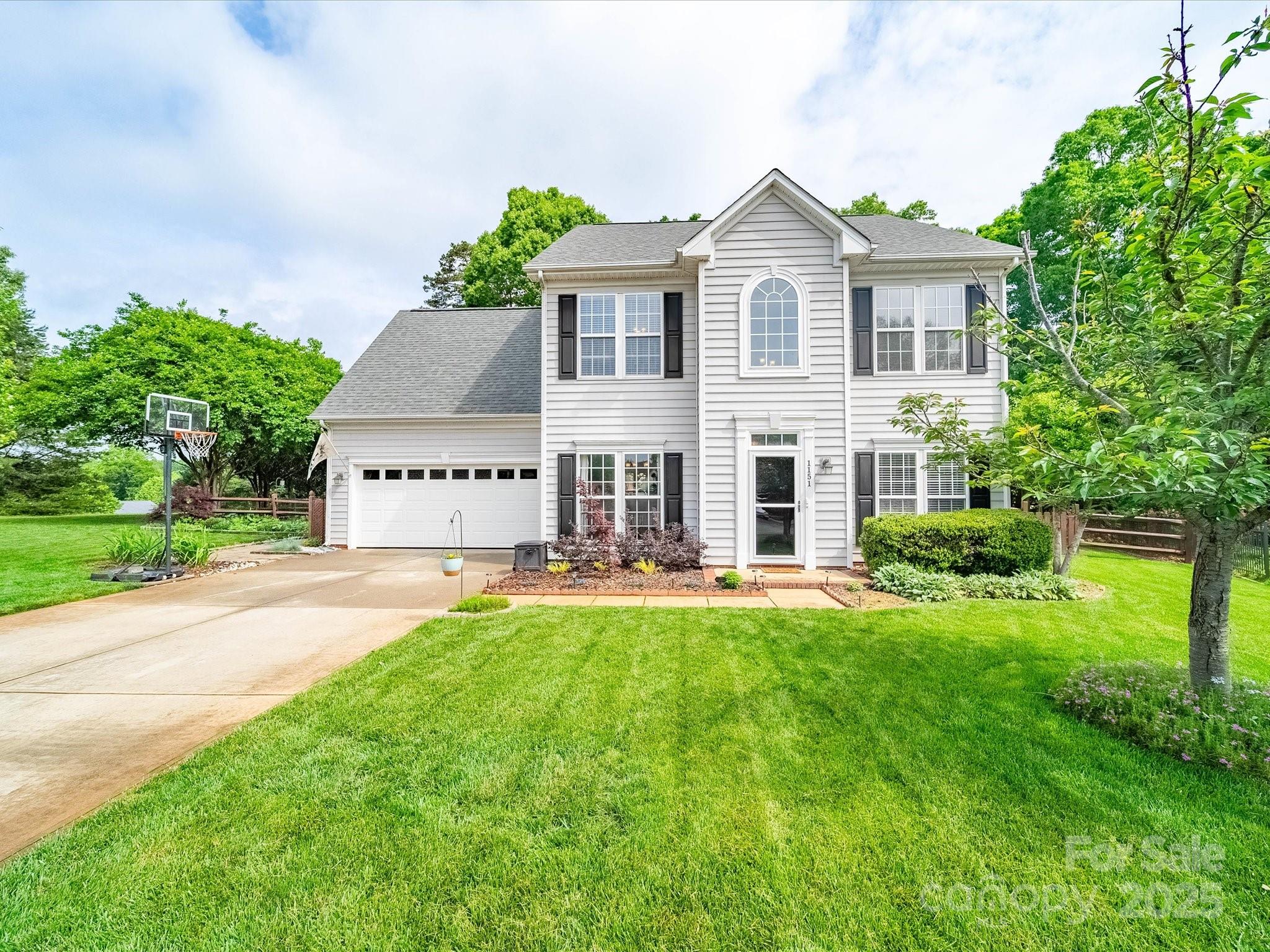 This LOVELY HOME tucked away on a cul-de-sac in the sought after neighborhood of Knightsbridge is ready for its new owners. Home Features: 30 Yr Architectural Shingle roof replaced in 2021, HVAC systems Replaced in 2021 and 2022, Engineered Hardwoods throughout most of the Downstairs, OPEN FLOOR PLAN, SS Appliances, Granite Countertops in kitchen, 48" cabinets,  Spacious Bedrooms upstairs, LOVELY office on the main floor with french doors, Sunroom, Extended Garage w/ space for storage or a small work shop, IRRIGATION System with 6 zones, SPACIOUS FLEX ROOM on 3rd floor great for a media room, This home has a breathtaking backyard that would be great for entertaining and relaxing in your own private oasis. The backyard is fully fenced and has a large stamped patio and a STORAGE SHED (approximately 8 X 12) and also has 4 raised flower beds great for someone that loves gardening. Playset/Playground in the backyard conveys.... Professional PHOTOS WILL BE UPLOADED ON SATURDAY 4/26!!!!