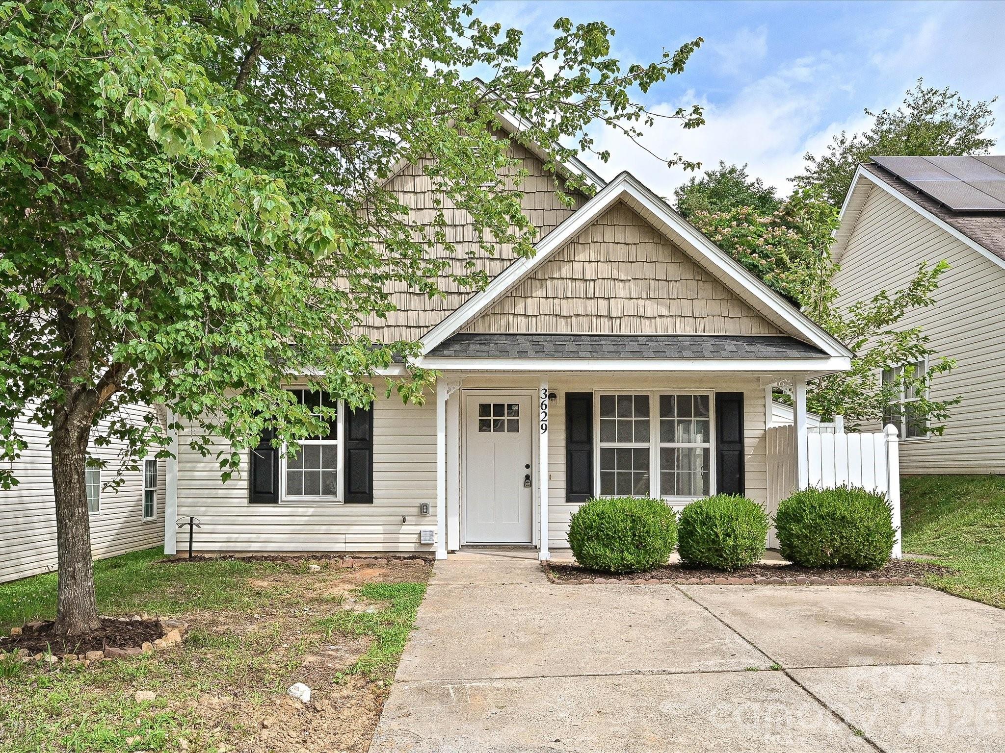 3629 Silver Ore Ln is a beautifully updated ranch-style home nestled in the established Capps Hill Village community of northwest Charlotte, featuring soaring vaulted ceilings and a cozy gas log fireplace that give the living space a warm, inviting feel.
Every major system and finish has been touched — new roof, new HVAC, new water heater, new flooring, new kitchen cabinets and countertops, new bathroom vanities, new stainless steel appliances, new toilets, and an all-new lighting and fan package throughout. The primary suite includes a garden tub and separate shower, offering a private retreat right at home.
The McCrorey YMCA is just down the road, with Firestone Park, Ribbonwalk Nature Preserve, Mountain Island Lake, and Darby Safari all just nearby for outdoor recreation year-round.
Quick access to I-77 and I-85 puts Uptown Charlotte and Charlotte Douglas International Airport both within minutes — all within the I-485 loop.
A fully loaded renovation in a prime Charlotte location — this one has it all.