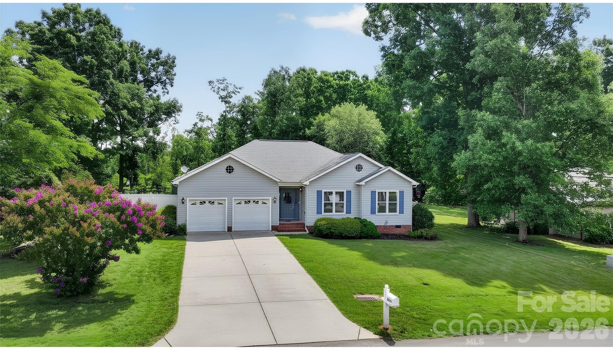 Nestled in the peaceful, tree-lined Stonecroft neighborhood, this well-maintained single-level home offers comfortable one-story living on a generous, level lot of approximately half an acre. With 1,510 square feet, the thoughtfully designed floor plan features three bedrooms and two full baths, all conveniently located on the main level — an ideal layout for those seeking easy, accessible living.

Inside, beautiful hardwood floors flow throughout most of the home, creating a warm and inviting atmosphere. The open living space is anchored by a cozy fireplace, while the kitchen offers a large breakfast bar perfect for casual seating and everyday meals. It opens seamlessly to the dining area with direct access onto the back deck, making indoor and outdoor entertaining effortless. A centrally located laundry closet off the main hallway sits between all three bedrooms, adding everyday convenience. The primary suite includes a beautifully updated shower with high-end tile, and newer windows, crown molding, and updated ceiling fans enhance both the style and natural light throughout the home.

Outside, the expansive, level backyard is fully fenced and framed by mature trees, offering a peaceful setting for outdoor enjoyment. A spacious deck with a retractable awning and privacy screens provides shaded space for relaxing or gathering with family and friends, while a storage shed adds practical storage. The attached two-car garage offers convenient access near the kitchen for easy unloading of groceries.

Additional highlights include a whole-home generator with hookup that conveys with the property — a valuable feature for peace of mind during power outages. This home is located in a quiet, well-maintained neighborhood with no HOA, providing both privacy and freedom in a convenient Denver location.

Whether you’re looking for low-maintenance one-level living, a peaceful backyard for outdoor enjoyment, or a well-cared-for home in an established neighborhood, this property delivers comfort, convenience, and lifestyle in a desirable setting.