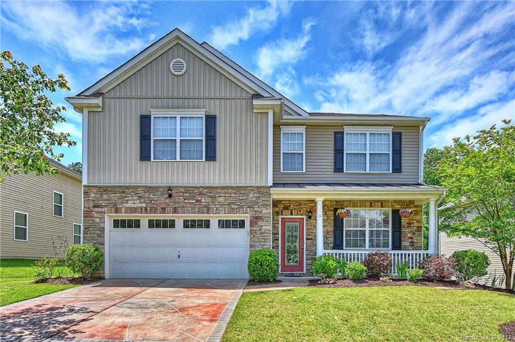 Back on market! Buyers home sale fell in NJ.  Fabulous updated home on wooded lot w/ inground heated salt water pool.  Private lot backs to trees & yard is fully fenced. Great floor planw/4 BRS + loft. Oversized kitchen opens to GR & Breakfast.  Kitchen island remains. Gorgeous white cabinets with crown molding and granite counters & stainless appliances. Master bath suite is gorgeous! Immaculate well maintained home.  Move in and enjoy the pool. There is nothing to do in this special home!