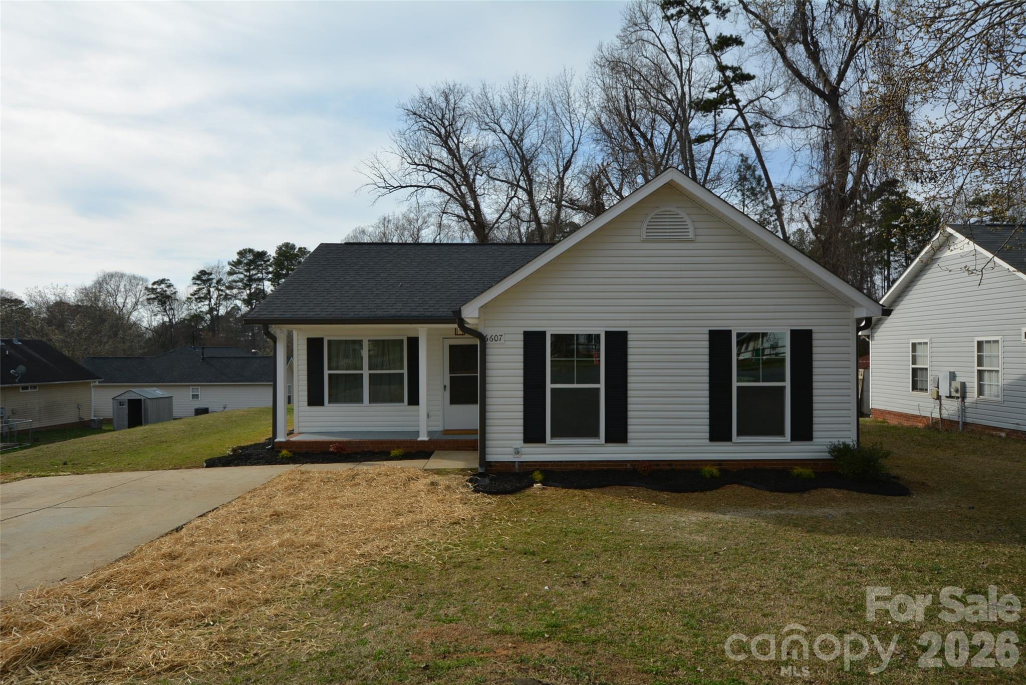 Fully Renovated & Move-In Ready! Welcome to this beautifully updated home located in the growing Northwest Charlotte 28214 area, just minutes from schools, major highways, shopping, and Charlotte Douglas International Airport.

This property has been completely refreshed with modern upgrades throughout, featuring brand new neutral laminate flooring, fresh interior paint, updated lighting, and new ceiling fans, creating a bright and contemporary living space.

The home offers a beautifully renovated kitchen with elegant quartz countertops and brand new appliances, perfect for cooking, entertaining, and everyday living. The fully remodeled bathroom includes a new vanity, modern fixtures, and stylish finishes, giving the home a clean, updated feel.

Step outside and enjoy a peaceful residential setting while being approximately 200 meters from new construction, a strong indicator of continued neighborhood growth and future value.

Conveniently located near major highways, schools, shopping, and outdoor recreation, this home provides easy access to everyday conveniences while maintaining a quiet neighborhood atmosphere.

Whether you're a first-time homebuyer, downsizing, or looking for a strong investment opportunity, this move-in ready property offers style, comfort, and location all in one.