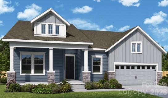 Welcome home to this beautiful one-story home! Soaring 10-foot ceilings and abundant natural light create an airy, expansive interior in this quick-move-in Ingrid Ranch. The open kitchen — centered on a big island with a walk-in pantry connects to the family and dining areas with clean sight lines and effortless indoor–outdoor access to the extended covered patio. A study provides a private nook for work, while the 2.5 car garage entry’s drop zone and utility with counter keep everyday traffic neat and efficient.

The Owner’s Retreat spans the back for maximum privacy, with a spa-inspired bathroom and a large walk-in closet. Two additional bedrooms and baths offer comfortable space for family or guests. Light wood-look flooring and a coordinated palette of cabinetry and quartz counters complete a calm, modern interior designed to celebrate natural light.

Hardy Pond is a walkable neighborhood with easy access to grocery, local restaurants and nearby parks. Homes at Hardy Pond emphasize luxury, quality and service — featuring custom-look, high-end finishes, 10' ceilings, 2x6 exterior wall construction and energy-efficient systems.

Every new home includes a 10-year new-home warranty, and the personalized service David Weekley Homes is known for, with a focus on craftsmanship, thoughtful design and long-term support.

Contact the David Weekley at Hardy Pond Team to schedule your tour in Rock Hill, SC.