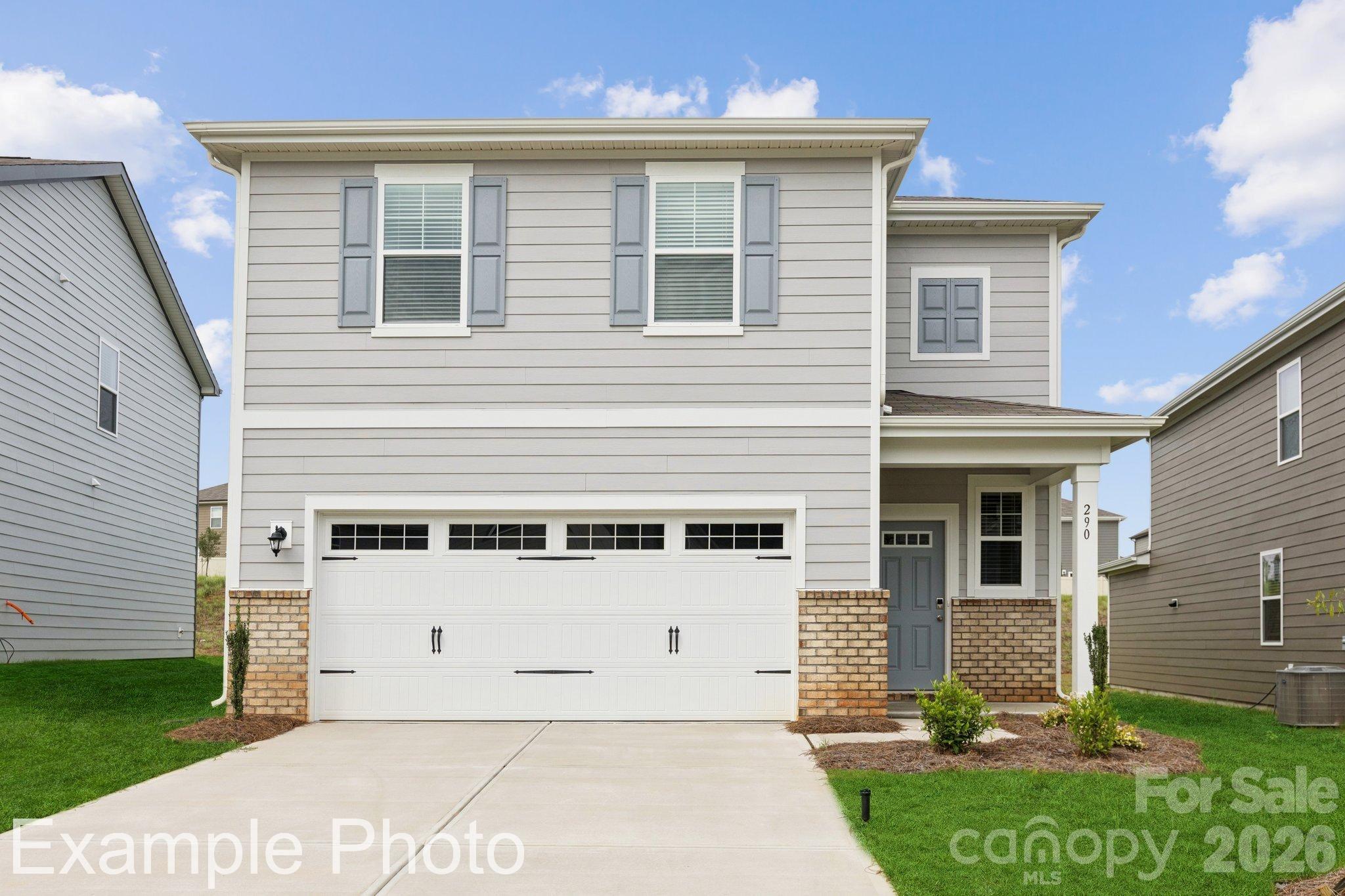 Welcome to your new home! This stunning two-story home offers 2097 square feet of spacious living. The open floorplan is perfect for entertaining guests, and the cozy electric fireplace adds a touch of warmth and comfort. The kitchen is a chef's dream, with beautiful quartz countertops and a large island for meal prep and casual dining. Upstairs, you'll find a versatile loft space, perfect for a home office, entertaining or play area. The primary bedroom features a large walk-in closet and a luxurious en-suite bathroom. With a 2-car garage, you'll have plenty of space for your vehicles and storage. Plus, this home is located in a fantastic neighborhood with amenities like a community pool, playground, dog park, and activity field for you to enjoy.