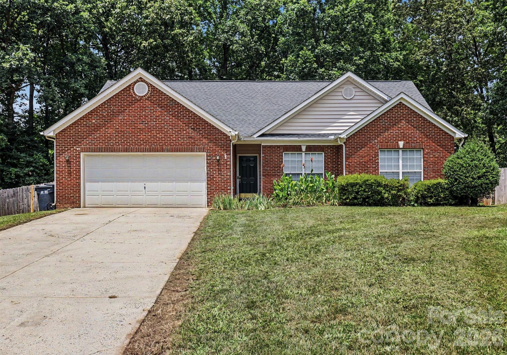Location, Location, Location! This beautiful ranch home is nestled in a quiet neighborhood cul-de-sac in a prime south Charlotte location. This home is move is ready with new flooring and paint throughout the interior. Natural light beams off the new floors and lights up every room. Primary bath has a recently upgraded shower (not pictured). The large private backyard is great for hosting family and friends and has so much potential. New dishwasher in kitchen. Big 2 car garage. Located just minutes from the Promenade and Arboretum on Providence Rd. The Bowl is Ballantyne is just a short 10 minute drive.