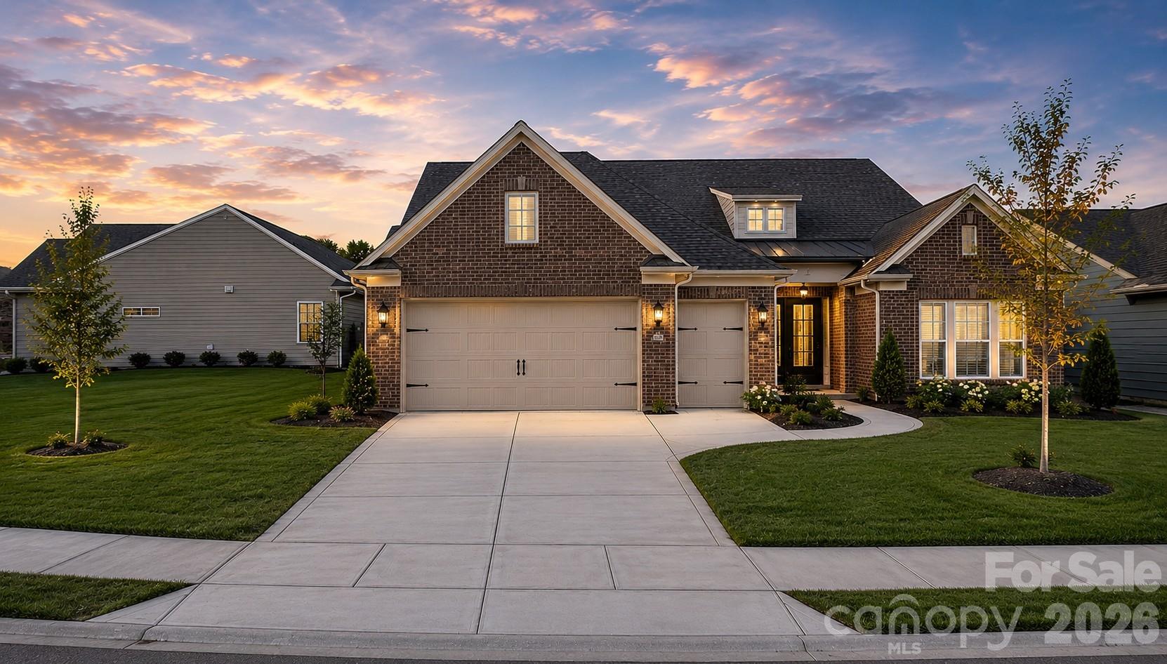 Exceptional luxury modified ranch in Del Webb’s premier 55+ active adult community, Carolina Orchards, offering an unmatched amenity-rich lifestyle. Over $100,000 in upgrades and improvements! Situated on a rare oversized homesite that is one of the largest in the community offering more privacy. Lawn maintenance included. Part of Pulte's Pinnacle Collection, this beautifully upgraded home combines elegant design, modern luxury, and exceptional indoor-outdoor living.
The gourmet kitchen features brand-new Samsung Bespoke tempered-glass appliances, soft-close cabinetry, upgraded countertops, a gas range with direct-vent hood, 122 bottle wine fridge, oversized island, and designer finishes throughout. The newly renovated owner’s suite “Diva” bath showcases an oversized walk-in shower, heated mirrors, and sleek floating vanities creating a true spa-like retreat.
The main level also has a huge great room, private office plus an additional bedroom and full bath perfect for overnight guests. The impressive 3 car garage offers a 4’ extension, tandem space, epoxy-coated floors, and a dedicated golf cart garage. Outdoor living shines with a huge screened porch, newly extended patio and fully fenced backyard ideal for entertaining, pets, or relaxing evenings.
Upstairs features a huge loft, oversized bedroom, full bath and abundant storage space. Additional updates, fresh modern finishes, and outstanding curb appeal make this home truly move-in ready.
Residents enjoy Carolina Orchards’ resort-style amenities including indoor and outdoor pools, hot tubs, clubhouse, fitness center, ballroom, meeting rooms, aerobics studio, dog park, multiple lighted pickleball courts, lighted tennis courts, 2 bocce courts, walking trails, and a full-time activities director with an active social calendar. There is even a "grand kids" park. Being a resident of The Orchards is truly a wonderful lifestyle.