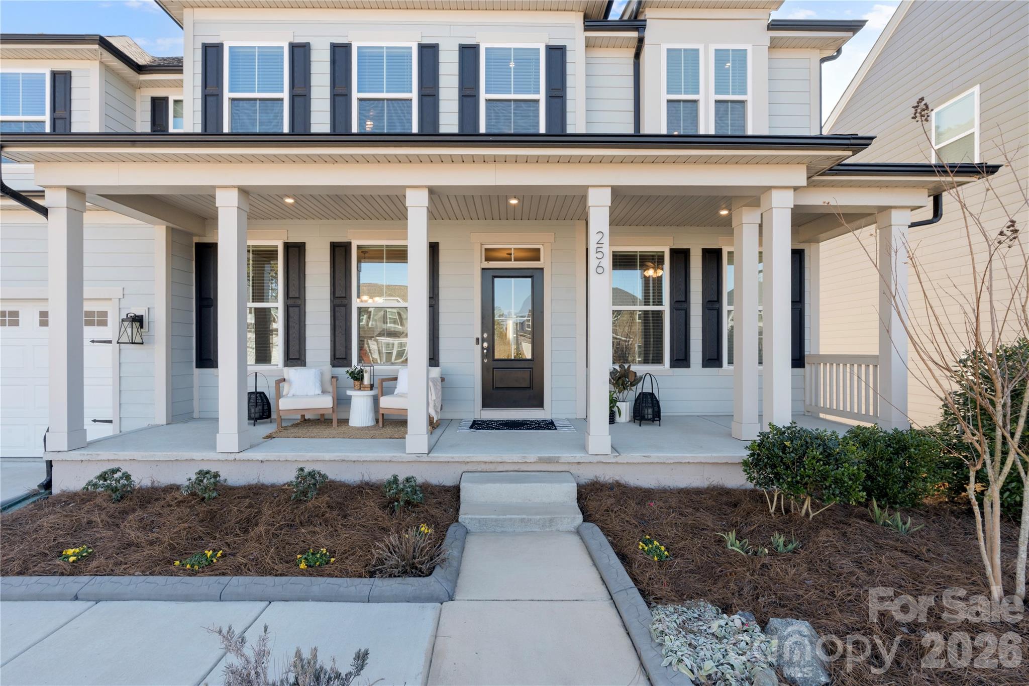 This spacious CUL-DE-SAC home is thoughtfully designed, offering: 6 bedrooms with a fully finished walkout basement, providing exceptional flexibility for multi-generational living, entertaining, or private guest space.

Each level has full bathrooms and bedrooms for flexibility.

The main level features a bedroom and full bath, ideal for guests or a home office. At the heart of the home, the expansive kitchen impresses with an oversized island, abundant cabinetry, butler area, and a generous eat-in kitchen area, flowing seamlessly into a comfortable living room, dining rooms, and an additional conversation sitting area designed for gathering and everyday living. 

Upstairs, the primary suite offers a peaceful retreat complete with its own private porch, while three additional bedrooms and a versatile loft provide ample space for family, work, or relaxing

The FINISHED BASEMENT with kitchen & laundry, expands the home’s possibilities with it's additional living space, bedroom, bathroom, and storage — ideal for extended stays, entertaining, or independent living arrangements.

Outdoor living with THREE PORCHES and TWO LARGE PATIOS with back porch staircase connecting. No other home has this many porch/patios in this neighborhood! Porch layout: front porch, rear porch off the main level, private primary suite porch, and backyard patio......all overlooking serene woods and pond. The property backs to nature, offering beautiful, private views from every porch and a peaceful setting rarely found.

Located just outside the neighborhood entrance, Crowders Creek Elementary adds everyday convenience, while nearby Field Day Park offers top-tier amenities including turf fields, baseball and soccer complexes, and pickleball courts — making this community one of the area’s most sought-after locations.

A rare combination of space, functionality, scenic privacy, and premier community amenities — this Clover property delivers comfort, versatility, and lifestyle of abundance.