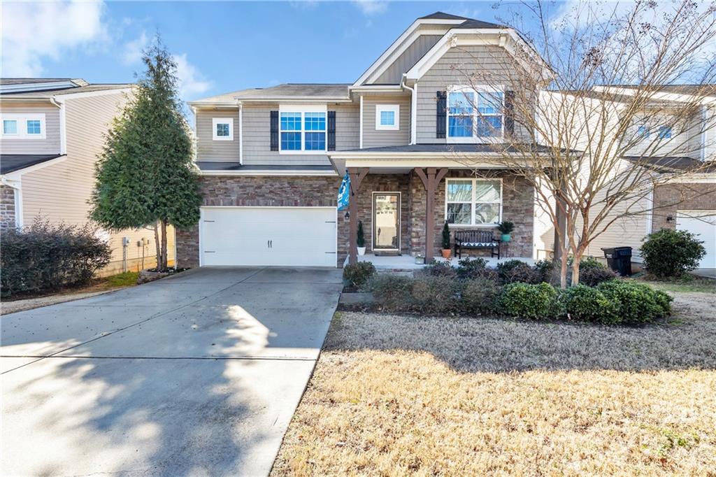 Space, space, and more space! This gracious home has so many versatile living spaces you will fall in love. The curb appeal and the front porch welcome you.  The main floor living has an office w/ French doors, a beautiful kitchen w/ breakfast bar AND island.  The main floor bedroom has a spacious full bath and could be used as a primary. Up the stairs, you are greeted by an entertaining/playroom, a large primary suite with a soaking tub, shower, double sinks, a huge walk-in closet and more bedrooms and baths! The expansive finished basement is breathtaking complete w/ a bedroom, full bath, half bath, and tons of flex space. The fenced yard backs up to a wooded area for privacy! It is a pleasure to entertain w/ a screened-in deck on each level, a built-in fire pit w/ a sitting area, an elevated play area, and a beautifully landscaped backyard.  Your own private oasis!  Come see it today! Appliance Updates: New Dishwasher October 2022, New Microwave December 2022, New AC 2020