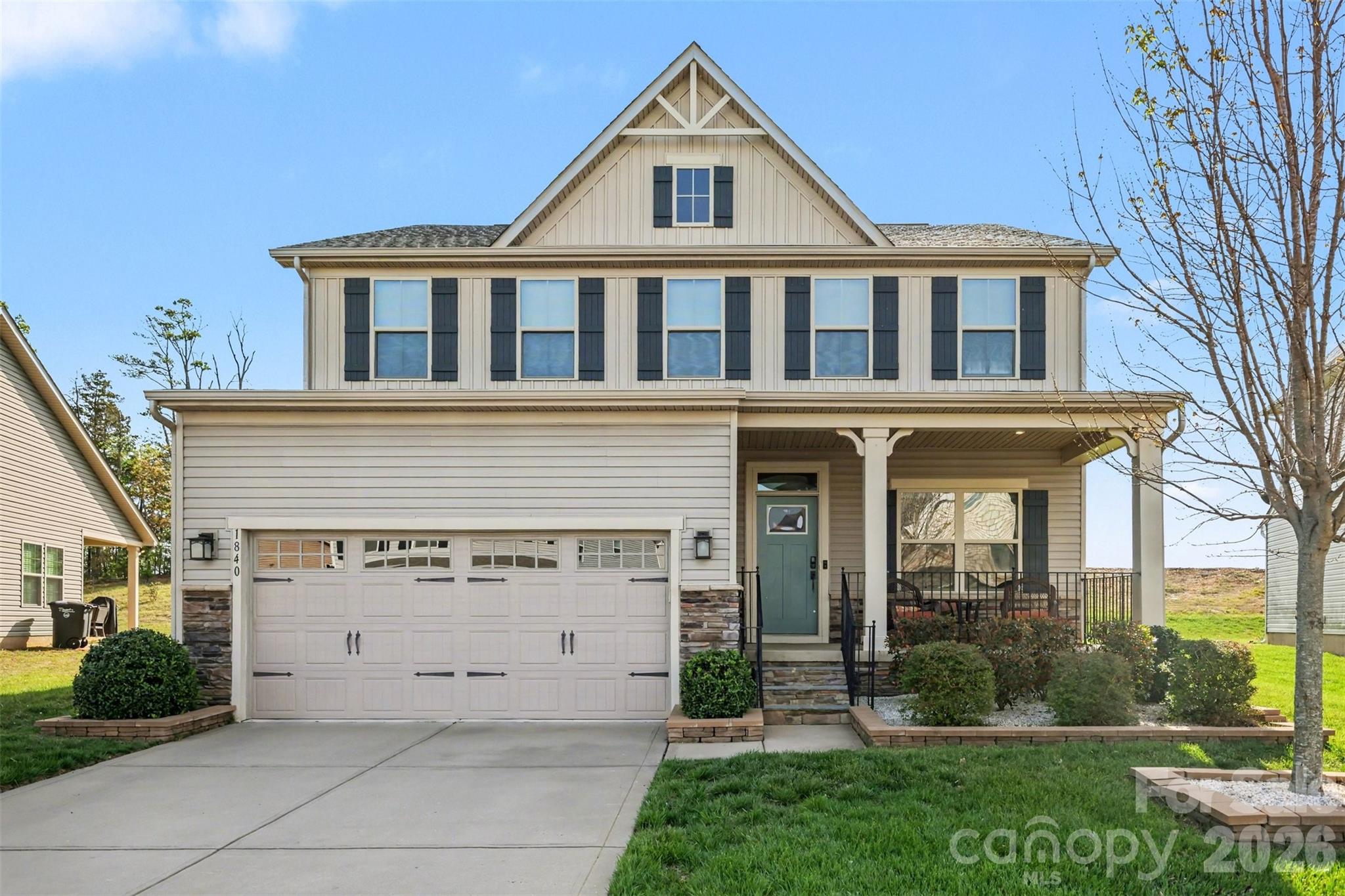 Welcome to The Mills at Rocky River! This beautifully maintained 4-bedroom, 2.5-bath home offers 2,454 square feet of bright, open-concept living space designed for both everyday comfort and easy entertaining.

The spacious kitchen overlooks the living and dining areas, creating the perfect gathering space. Upstairs, you'll find generously sized bedrooms, including a relaxing primary suite with an oversized walk in closet, plus flexible space ideal for a home office, playroom, or guest room.

Conveniently located near shopping, dining, and Harrisburg Park, this home also offers access to community amenities, including a neighborhood pool with a kids splash pad, clubhouse for special events, playground, gym and walking trails. Spacious, functional, and ideally located, this home delivers the lifestyle today's buyers are seeking.