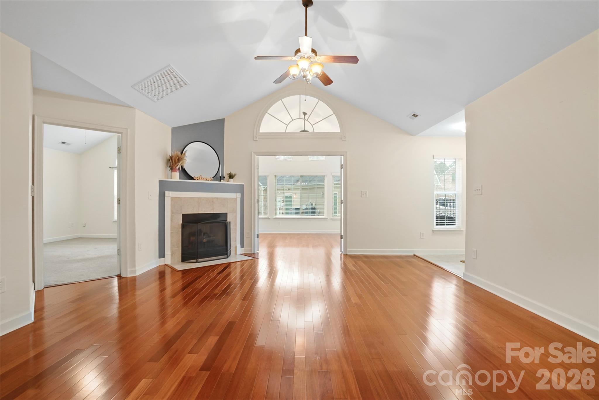 Welcome to 5518 Prosperity View Drive!This beautifully maintained one-story ranch condo offers a bright, open floorplan filled with natural light, large windows and vaulted ceilings throughout. The home features two spacious bedrooms and two full bathrooms, both with large walk-in closets, along with a flex/sunroom space, laundry room, bonus utility area, and a spacious two-car garage.
Enjoy a short stroll to the neighborhood amenity center, offering access to a well-equipped fitness room, relaxing pool, conference room, pool table, and a party room available for private gatherings with a small rental fee.
The HOA covers water, sewer, trash pickup, and exterior grounds maintenance, providing added convenience .Don’t miss the opportunity to make it yours!This home truly checks all the boxes for low-maintenance living.