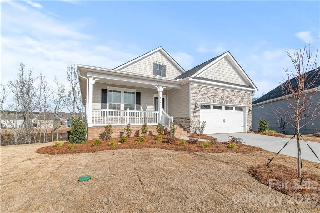 Right across the border in SC this is a brand new finished basement home that was never lived in. Buyer had a medical issue come up and never moved into the home. The builder warranty is still in place. Amazing privacy on one of the best lots in the neighborhood. It backs up to a great woodline. This 55+ community has lawn maintenance incl, pool, and sidewalks. It is minutes from Ballantyne, great food, shopping and entertainment. The new construction in the neighborhood is all sold out so don’t miss this opportunity!